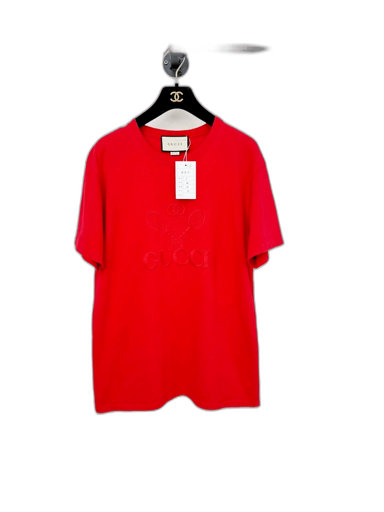 Gucci Red Gucci Short Sleeve TShirt Size S-2505 Size S / US 4 / IT 40 - 1 Thumbnail