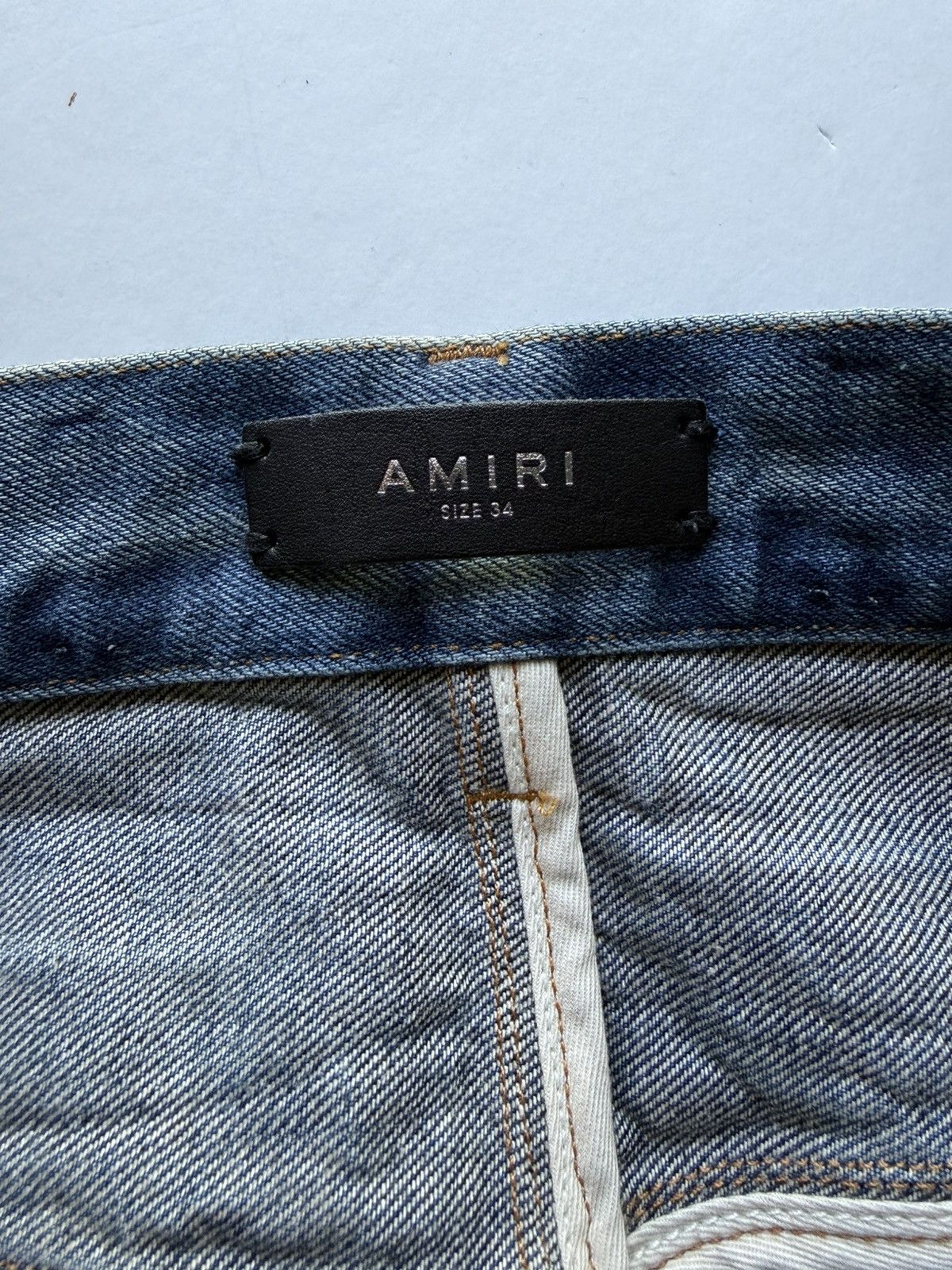 Amiri AMIRI Fractured Straight Jean Size US 34 / EU 50 - 4 Thumbnail