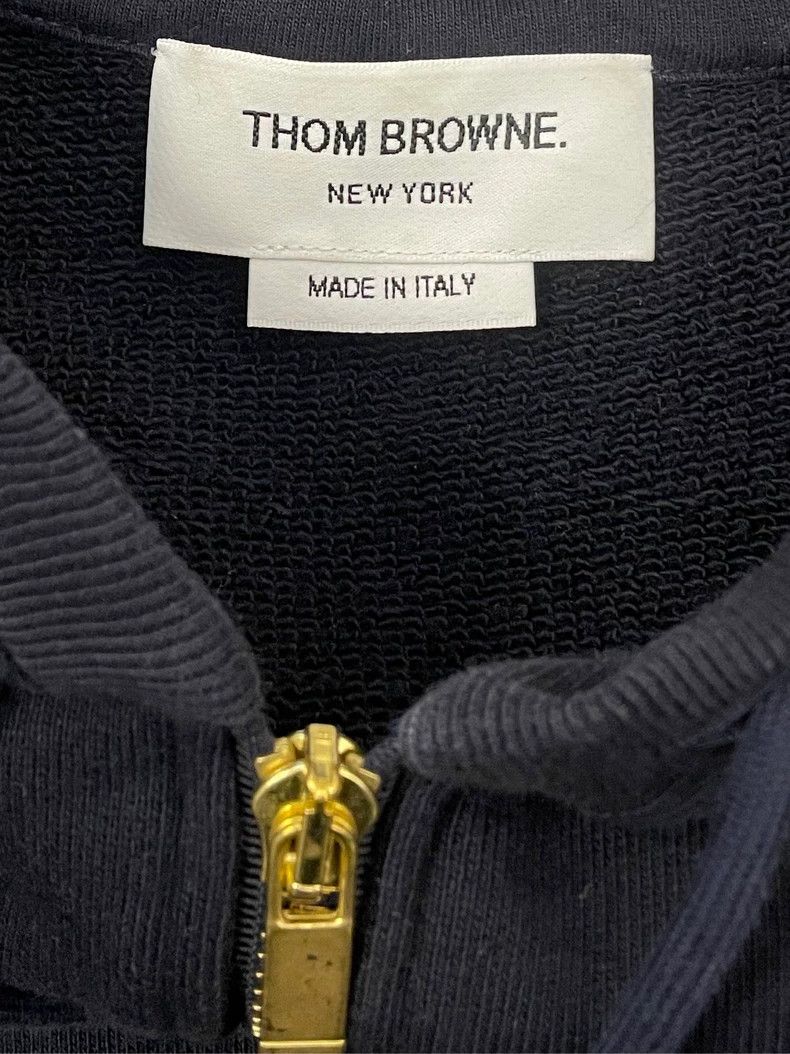 Thom Browne Thom browne Navy blue embroidered animal four-striped show Size US XS / EU 42 / 0 - 5 Thumbnail