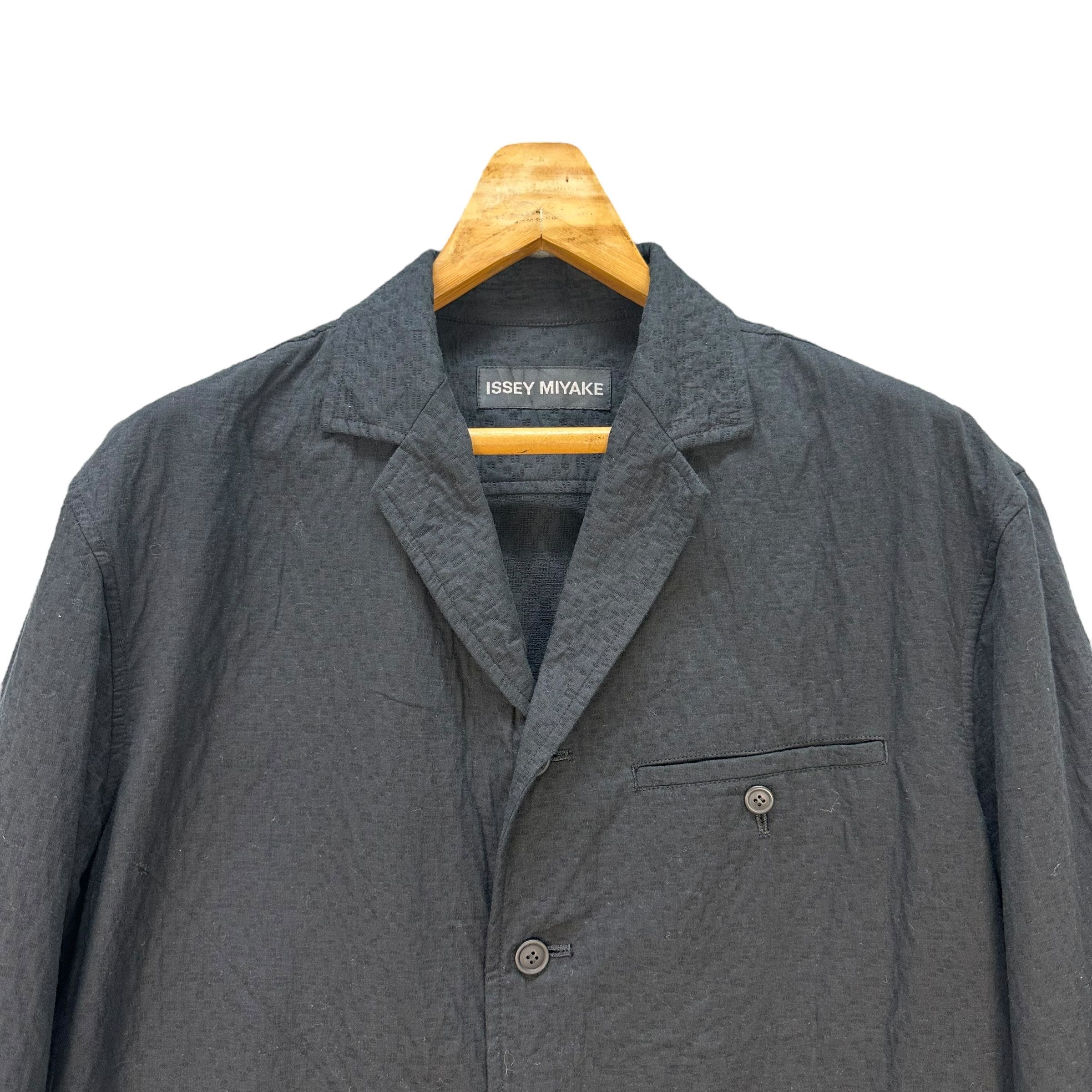 Issey Miyake Vintage 90's Issey Miyake Cotton Casual Jacket #9200-69 Size US M / EU 48-50 / 2 - 2 Thumbnail