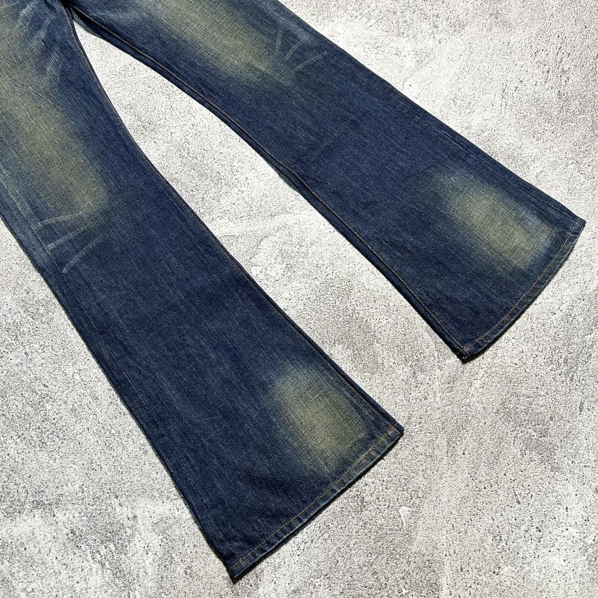 Japanese Brand Vintage Denim Flared Hummel Size US 29 - 7 Thumbnail