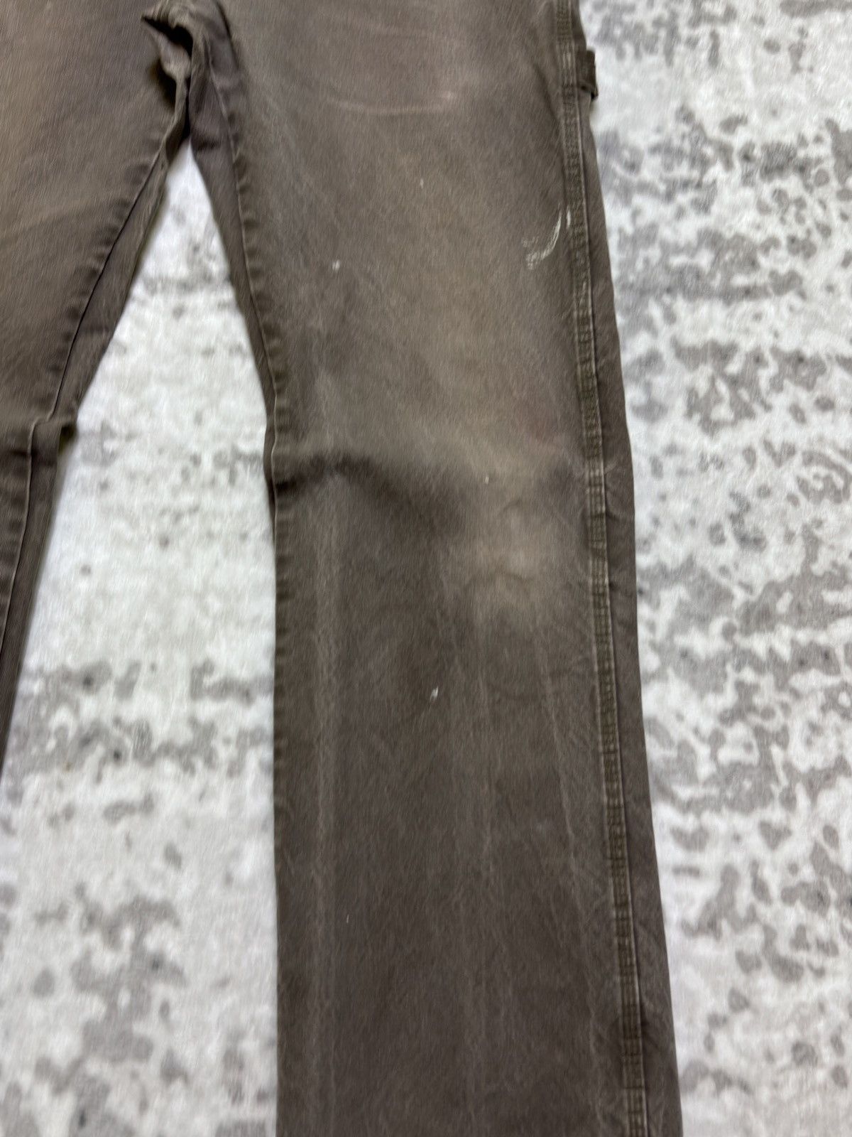 Dickies Vintage Brown Workwear Carpenter Pants Sun Faded Distressed Size US 32 / EU 48 - 8 Thumbnail