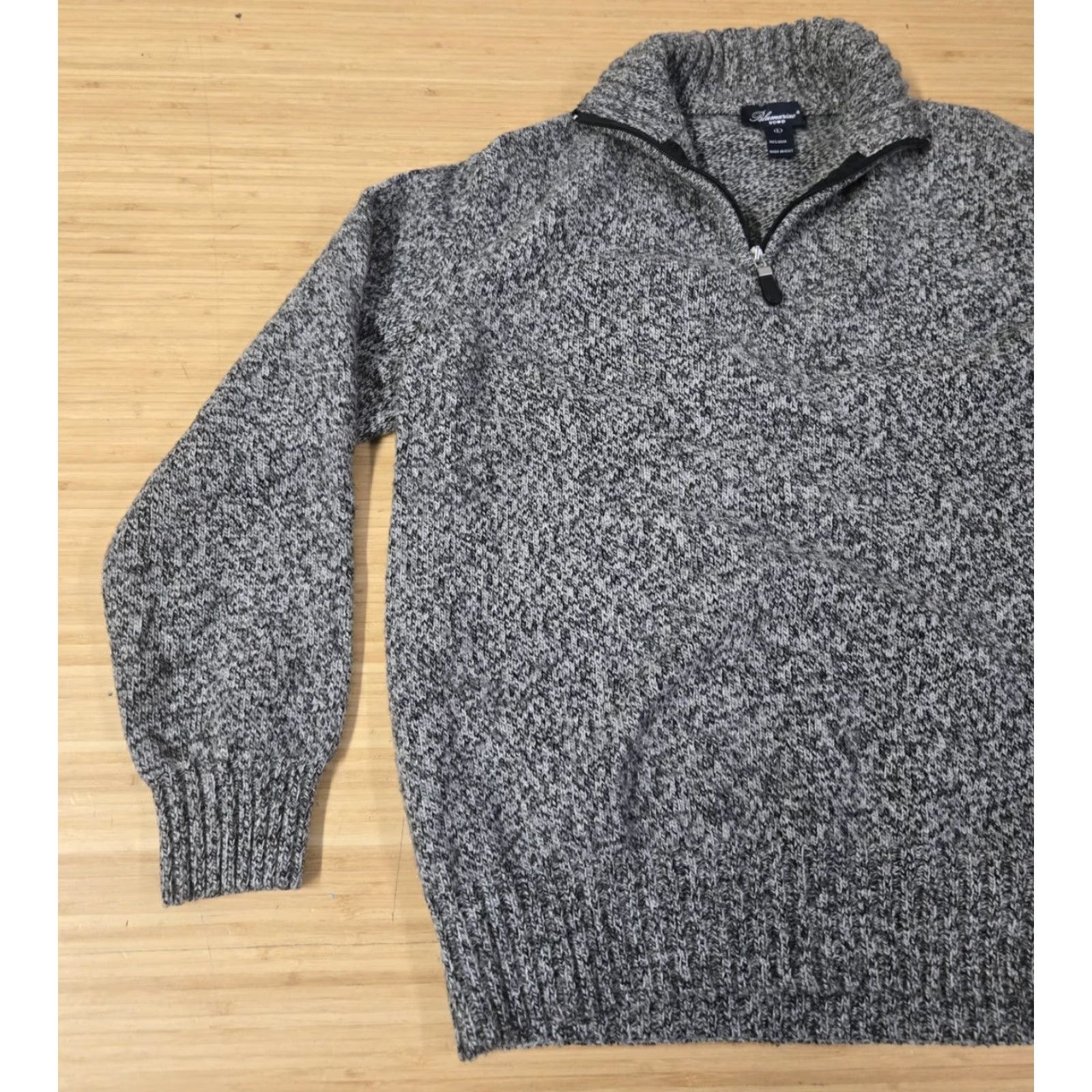 Blumarine Blumarine Uomo Sweater Mens L Wool 1/4 Zip Mock Neck Pullover Made Italy Size US L / EU 52-54 / 3 - 3 Thumbnail