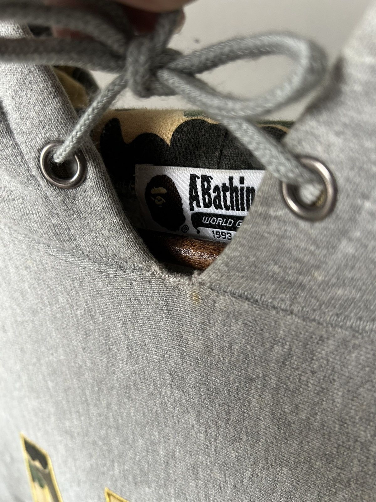 Bape * APE * Bape Big Logo Camo Pullover Hoodie Size US M / EU 48-50 / 2 - 9 Thumbnail