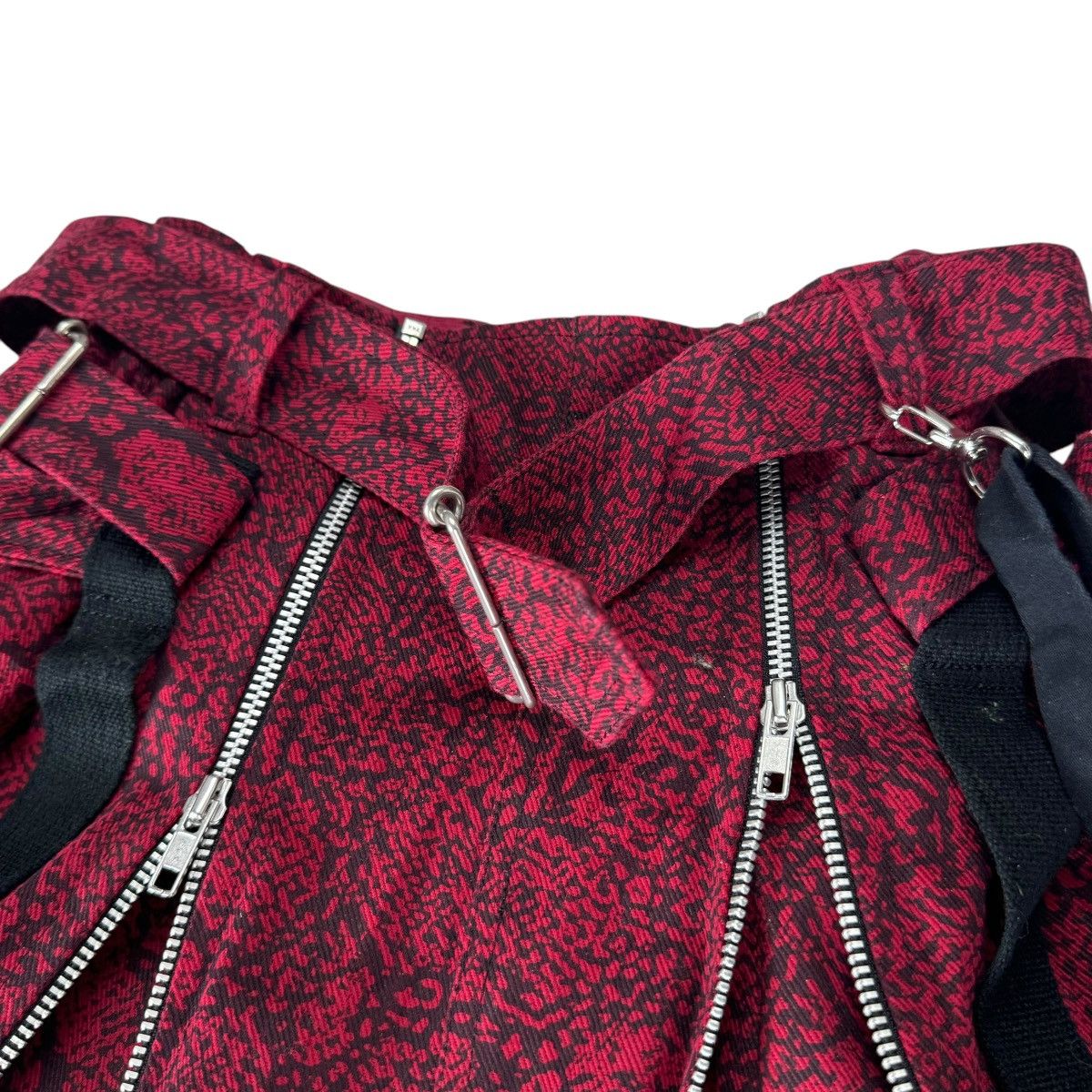 If Six Was Nine ⚡️HERE THERE PUNKS MULTI ZIPPER SHORT SKIRTS Size 28" / US 6 / IT 42 - 11 Thumbnail