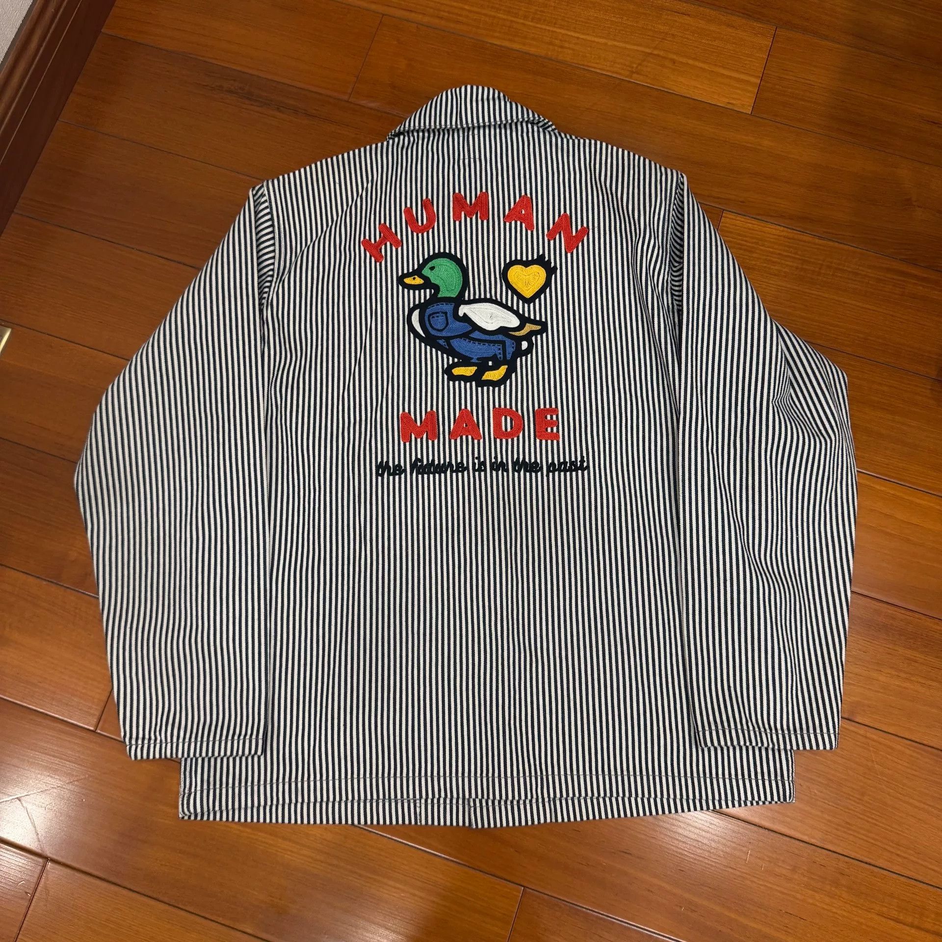Human Made Human Made Striped Cartoon Work Jacket Size US L / EU 52-54 / 3 - 1 Thumbnail