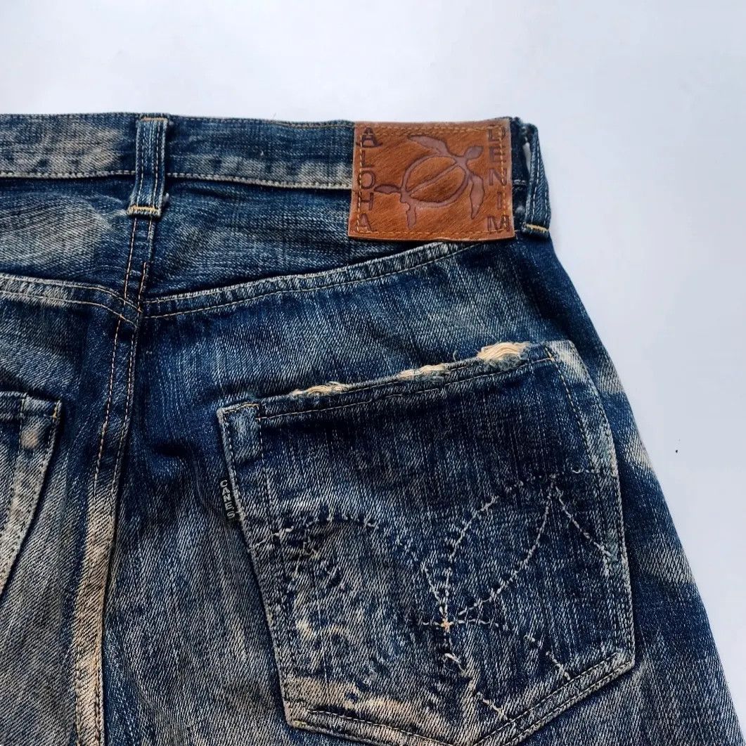 Japanese Brand Vtg SUGAR CANE Hawaii Aloha Denim Selvedge Jeans Size US 32 / EU 48 - 7 Thumbnail