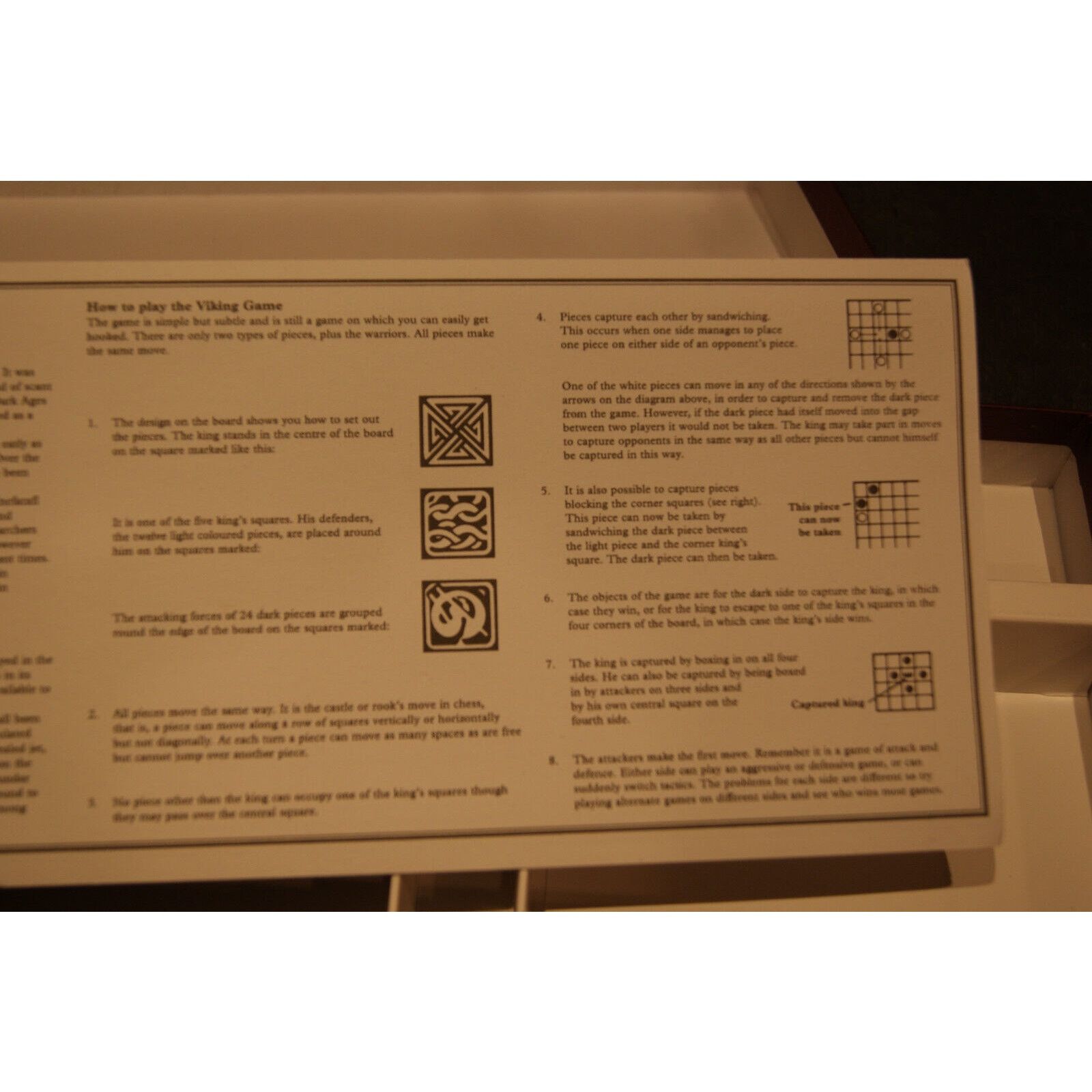 Other Hnefatafl: Viking Game COMPLETE History Craft Great Britain Size ONE SIZE - 6 Thumbnail