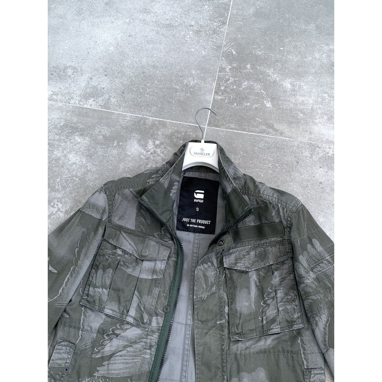 G-Star Men's G-STAR Raw Camo Overshirt Military Coat Jacket S EU 46 Size US S / EU 44-46 / 1 - 9 Thumbnail