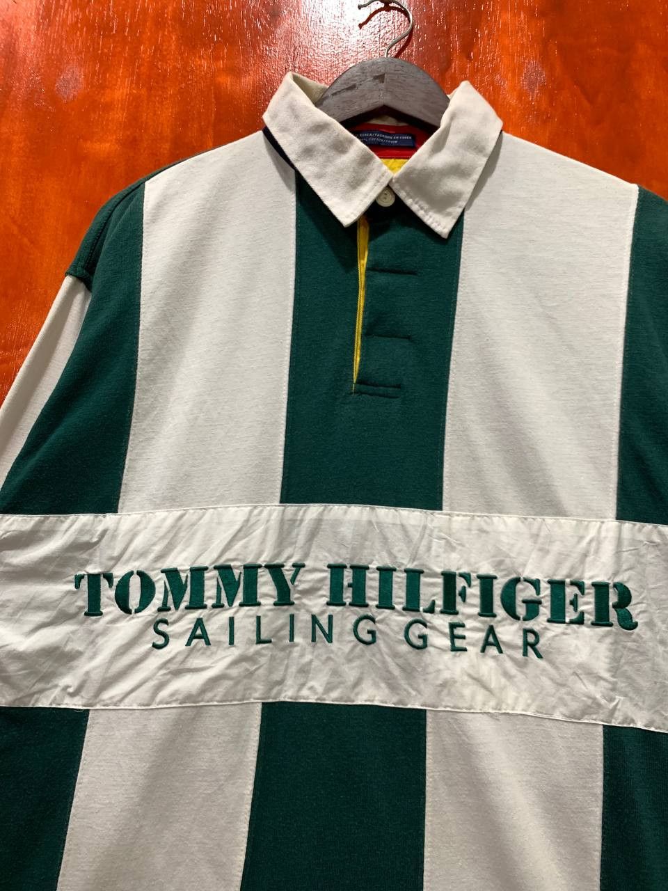 Tommy Hilfiger 1990s TOMMY HILFIGER SAILING GEAR TSHIRT Size US L / EU 52-54 / 3 - 2 Thumbnail