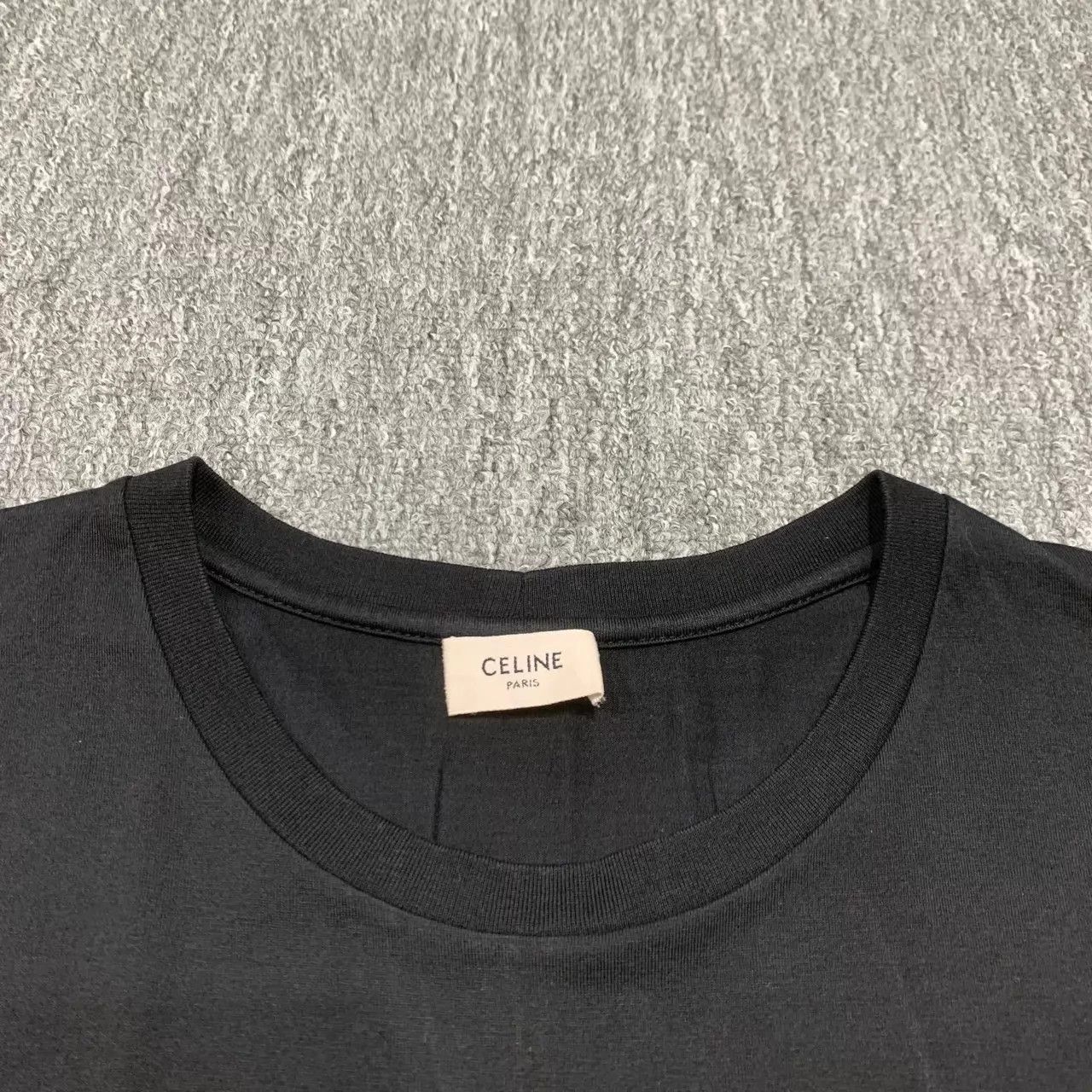 Celine Celine Black Gold Logo Short Sleeve Tee S 95 New Size S / US 4 / IT 40 - 7 Thumbnail