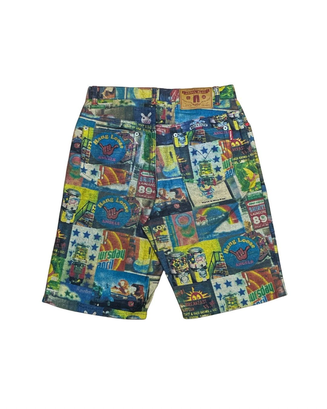 Angel Blue Angel Blue Japan All-Over Print Graphic Shorts JDM Y2K Style Size 28" / US 6 / IT 42 - 3 Thumbnail