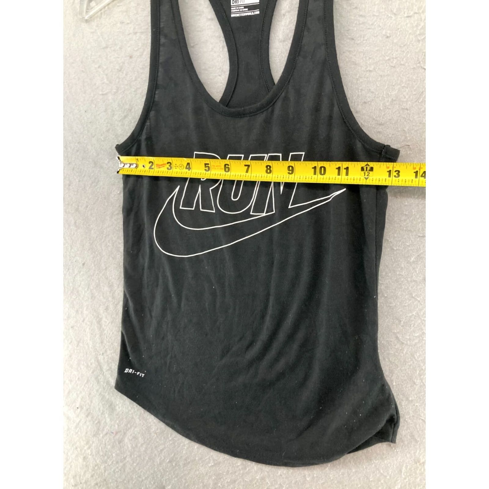 Nike Nike Dri-Fit Tank Womens XS Black Athletic Sleeveless Racerback VINTAGE? Size XS / US 0-2 / IT 36-38 - 2 Thumbnail