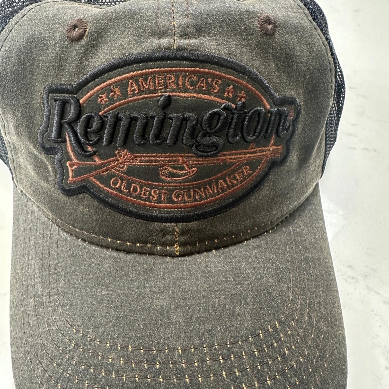Ace Rivington NWT Remington Mens Weathered LC Logo Hat RM17A Dark Brown Size ONE SIZE - 9 Thumbnail