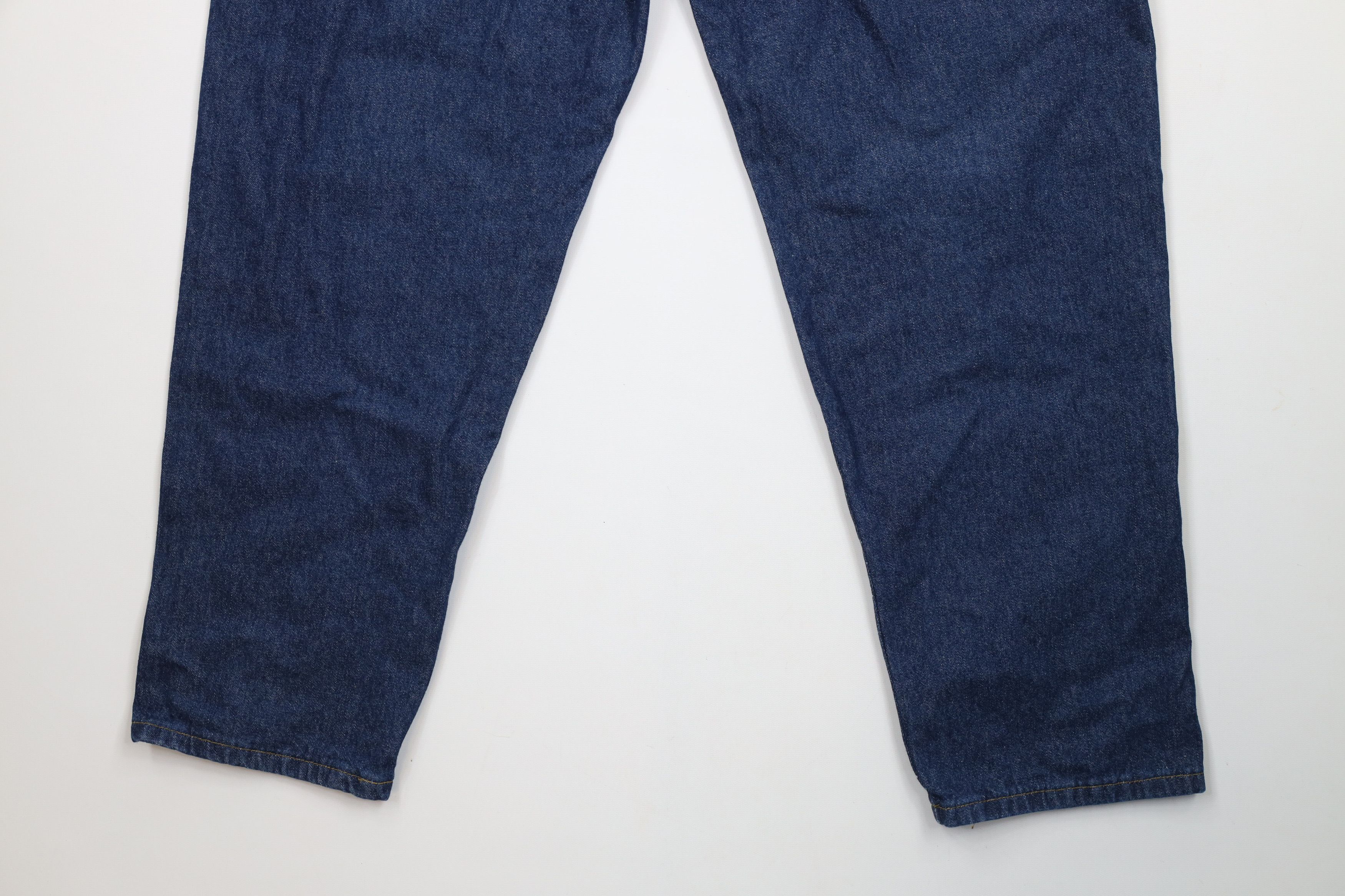 Vintage Vintage 90s Streetwear Waist Tapered Leg Denim Jeans USA Size 40" / US 18 - 12 Thumbnail