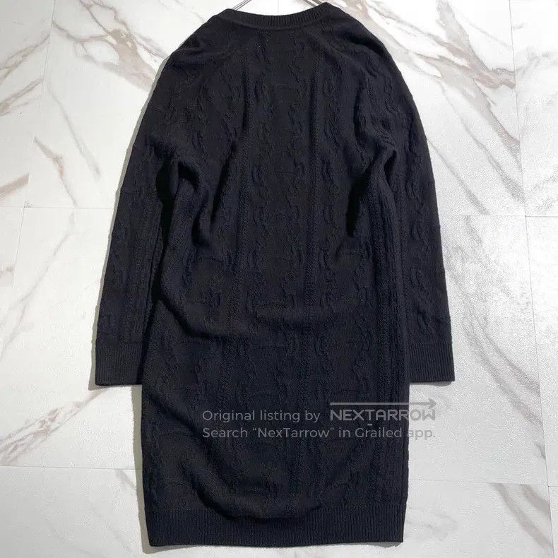 Hermes Hermes Knitted dress with long sleeves Size XXS / US 00 / IT 34 - 6 Thumbnail