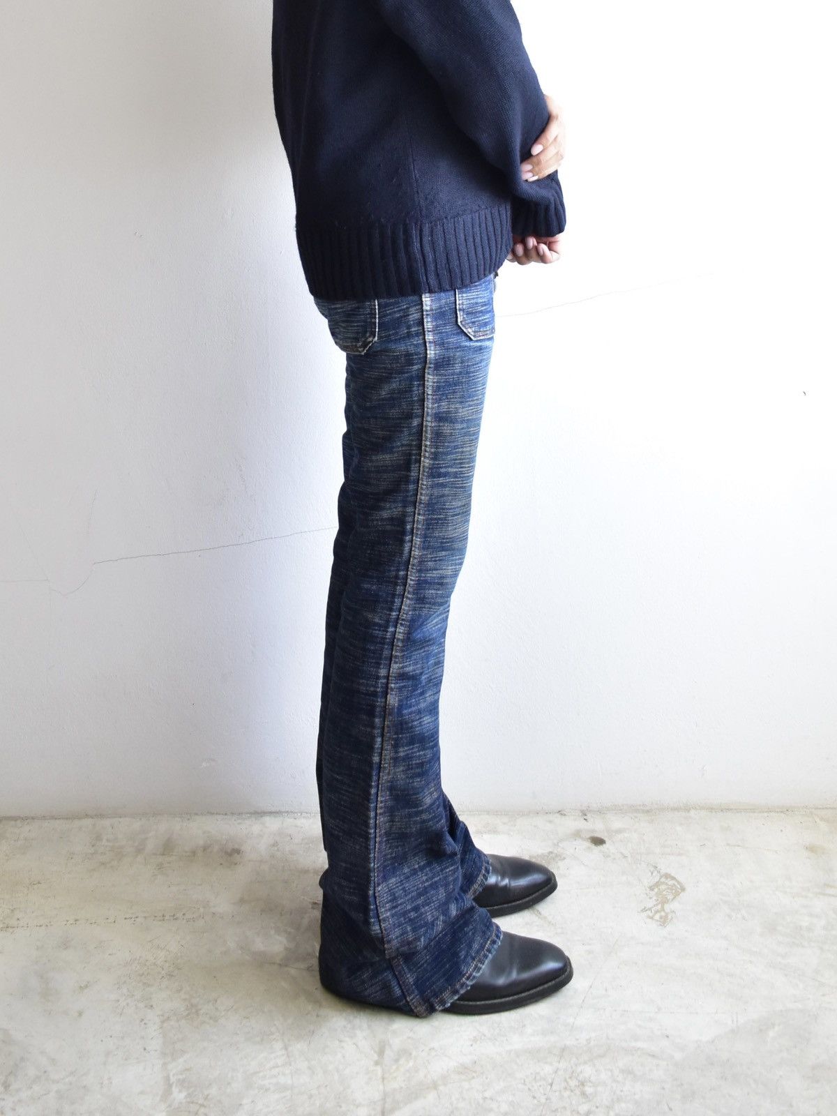 Japanese Brand Vintage Ever Blue Flared Jeans Like Hysteric Jeans Size US 29 - 4 Thumbnail