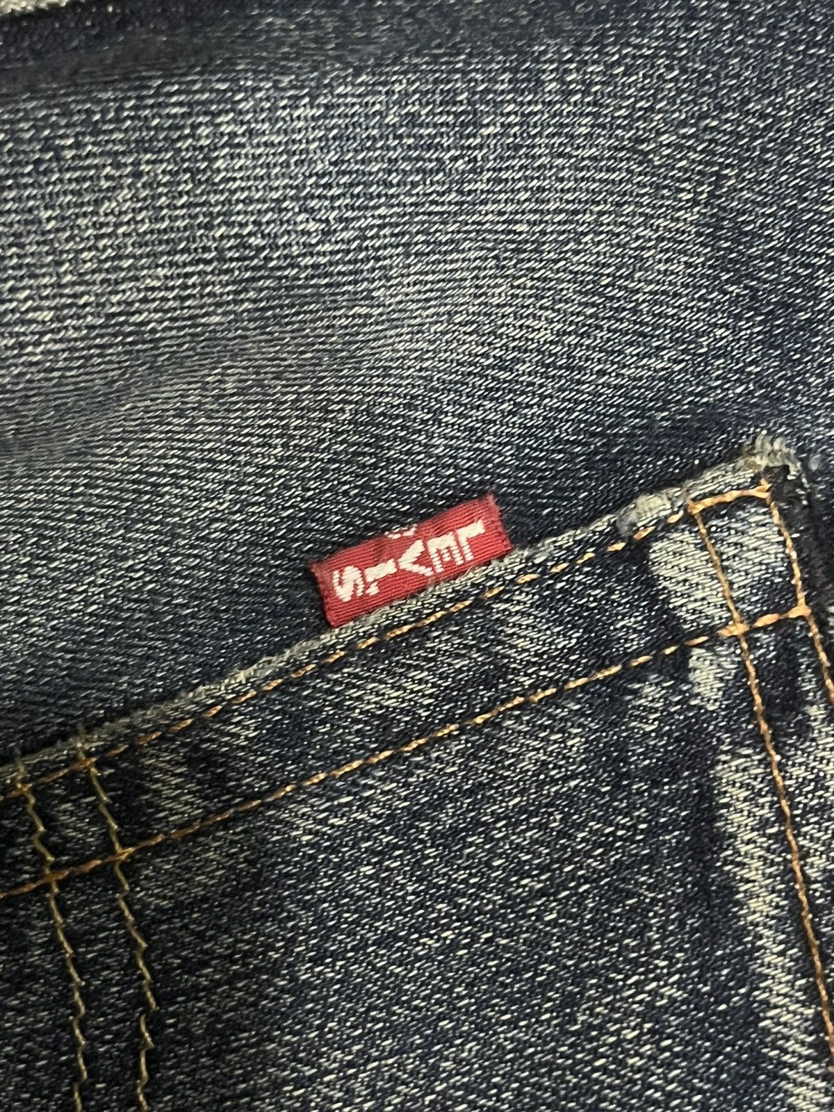 Levi's Vintage Levi’s 569 Big E Non Selvedge Blue Washed Jeans Size US 31 - 9 Thumbnail