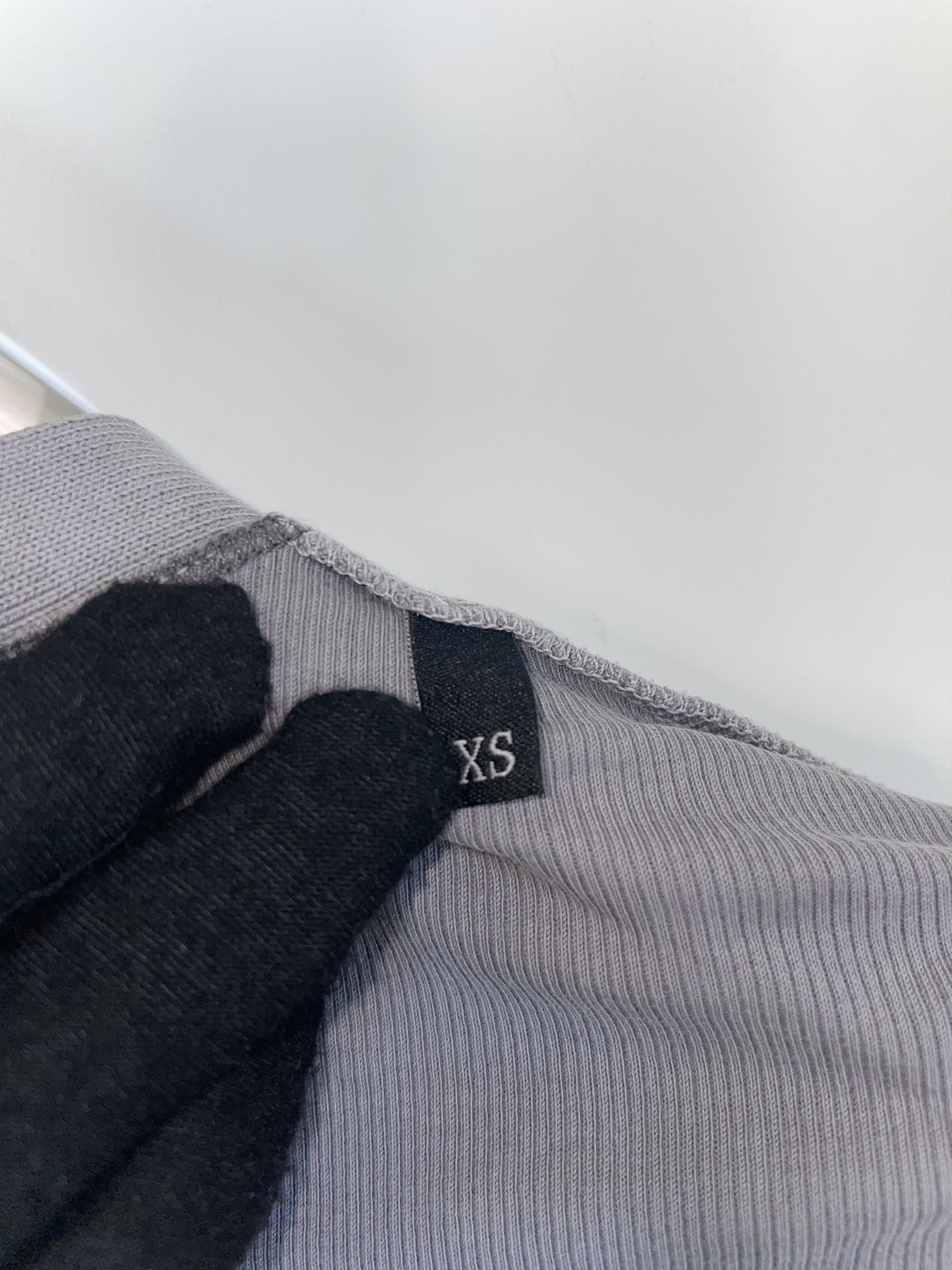 Diesel Glenn Martens | Grey Long Sleeve Button Cropped Top | XSmall Size XS / US 0-2 / IT 36-38 - 4 Thumbnail