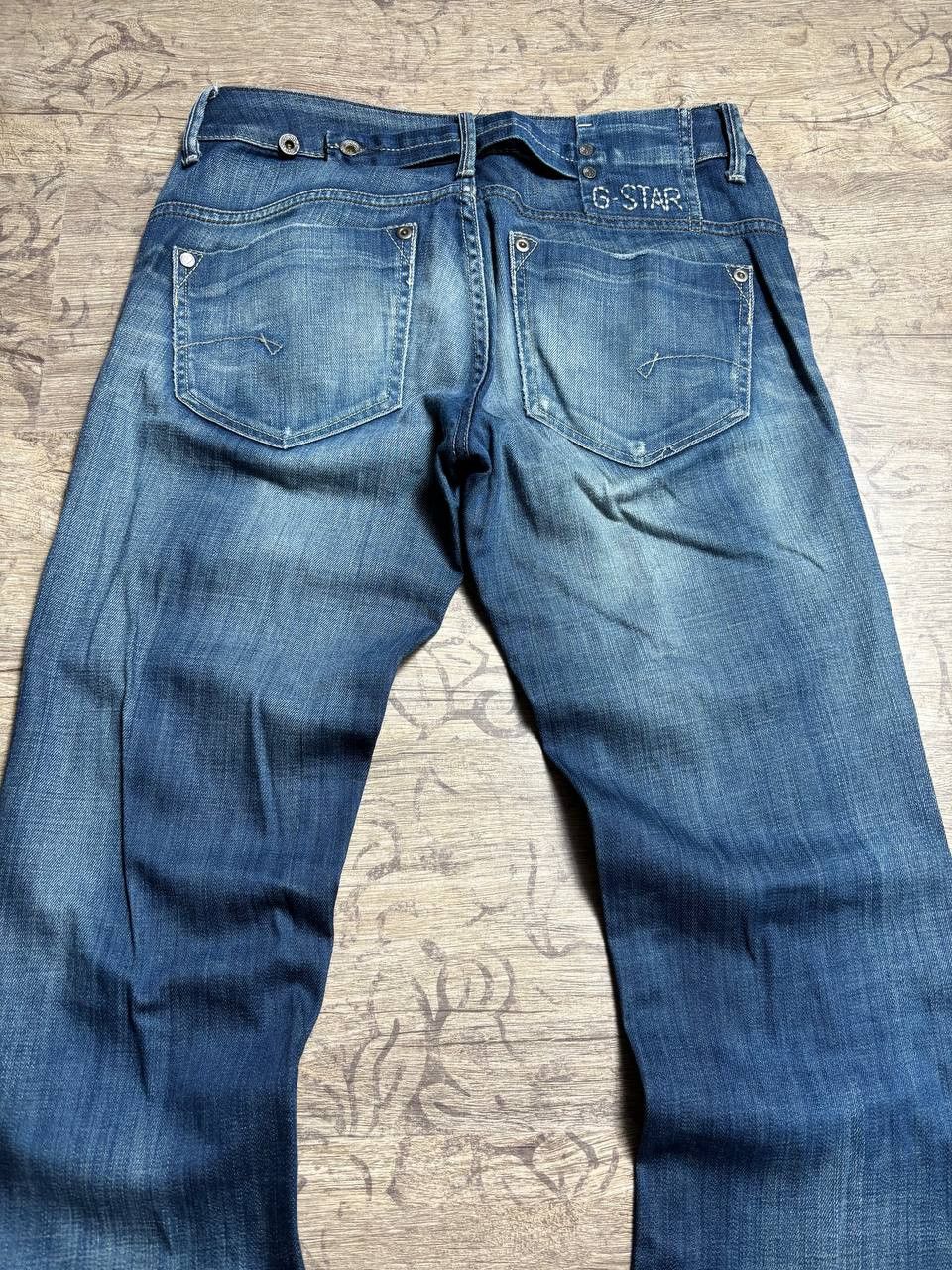 G-Star RARE💣 Flared Hysteric Glamour vibe Japan G-STAR Fade Jeans Size US 29 - 4 Thumbnail