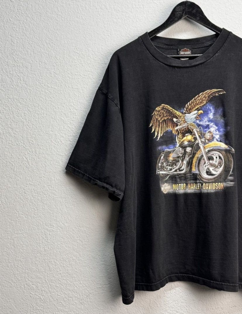 Harley Davidson Harley Davidson Vintage 90s T-shirt Size US XL / EU 56 / 4 - 3 Thumbnail