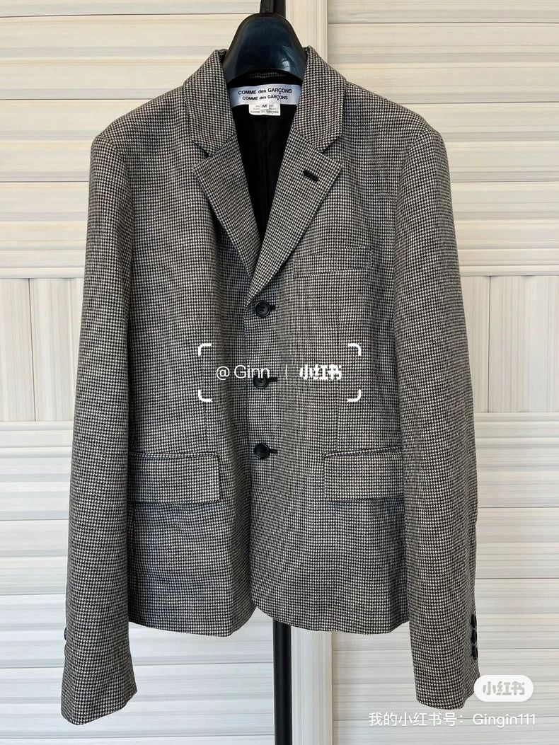 Comme des Garcons Comme Des Garcons Houndstooth suit jacket Size L / US 10 / IT 46 - 1 Thumbnail