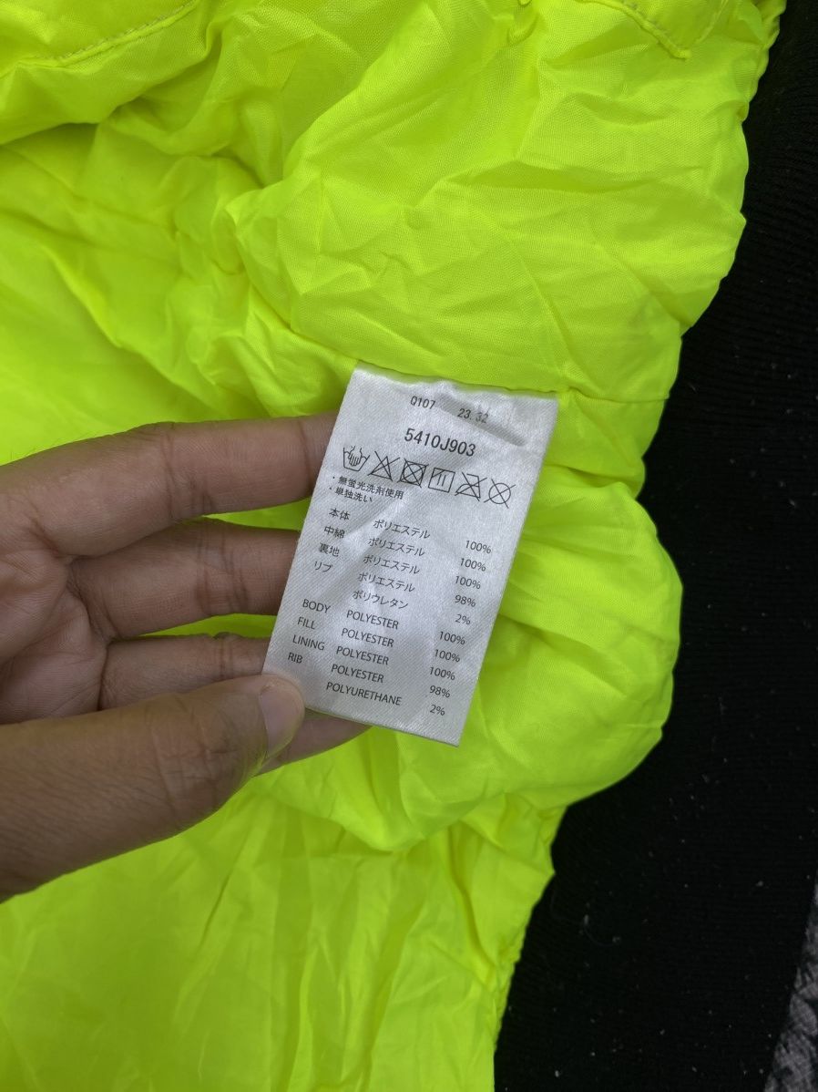 DC Vintage Dcshoecousa Neon Green Liner Zip-Up Bomber Jacket Size US XL / EU 56 / 4 - 12 Thumbnail