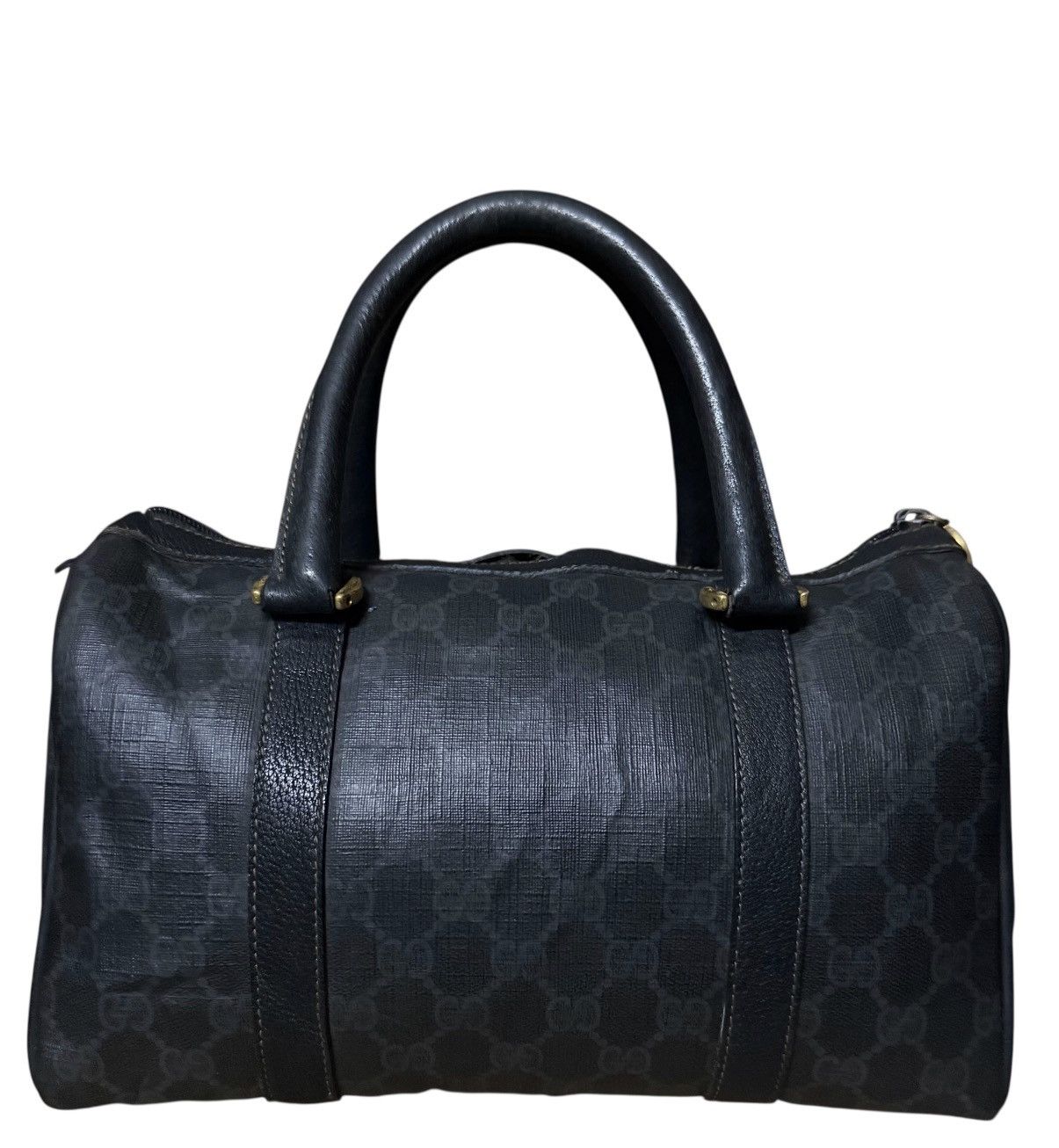 Gucci Gucci Boston GG Monogram Black Leather Vintage Size ONE SIZE - 2 Thumbnail