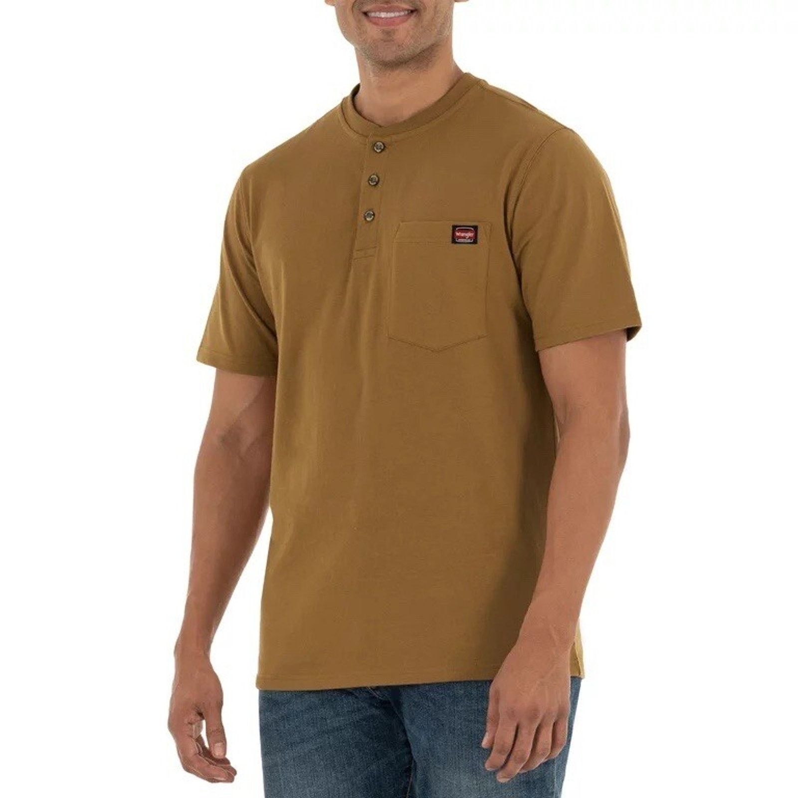 Wrangler Wrangler Work Wear Short Sleeve Brown Size L A001991 Size US L / EU 52-54 / 3 - 1 Thumbnail