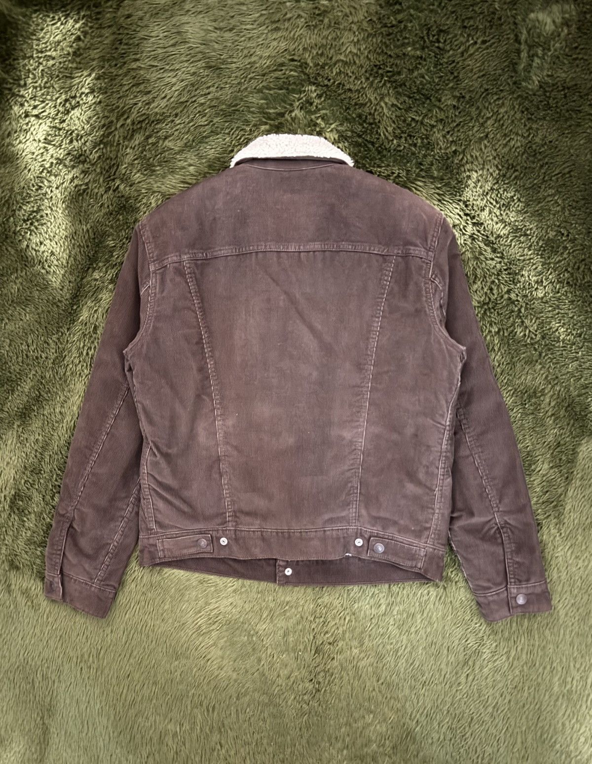 Levi's [M] Levi’s Type III Corduroy Sherpa Jacket (Brown) Size US M / EU 48-50 / 2 - 6 Thumbnail