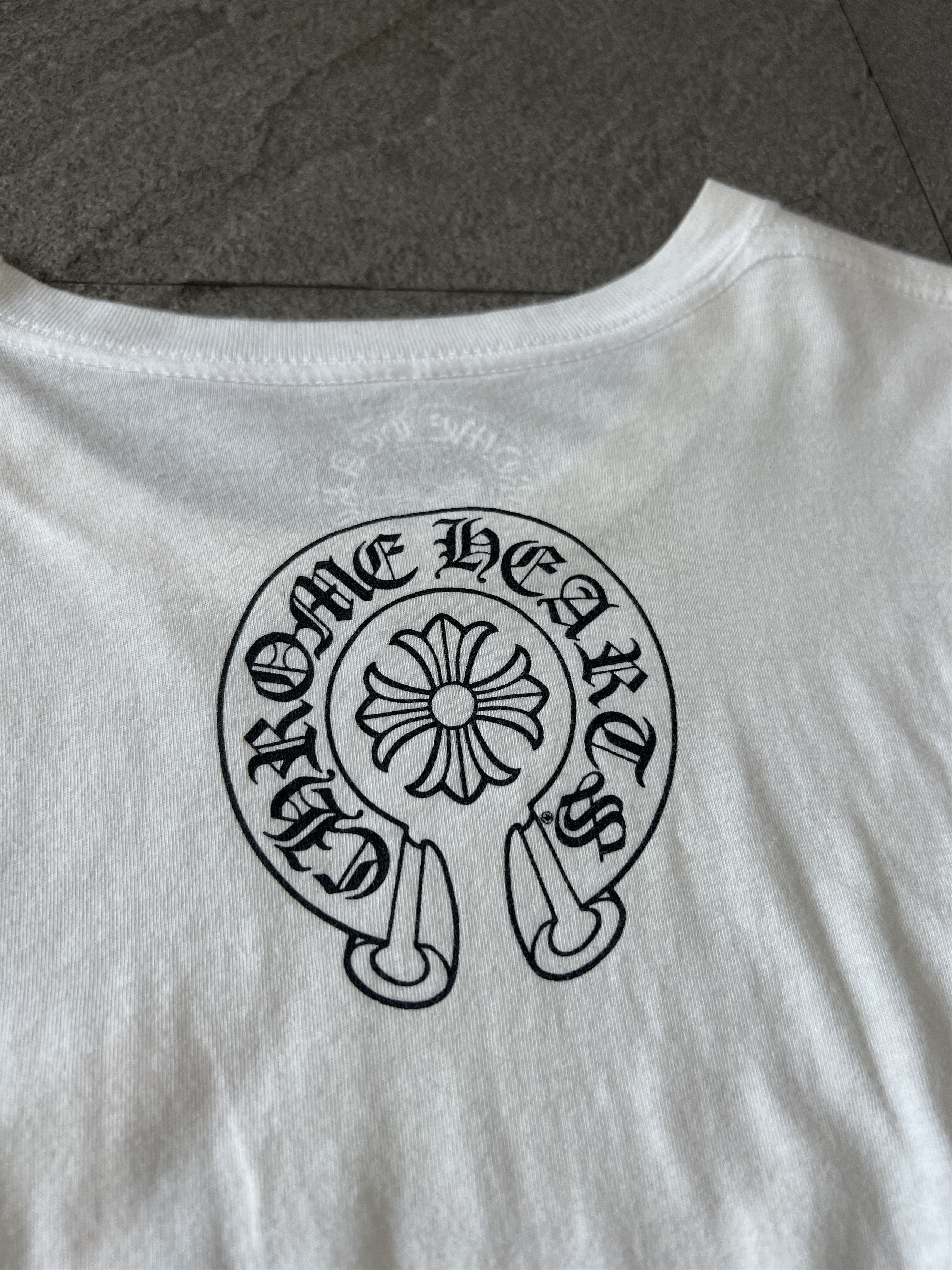 Chrome Hearts Chrome Hearts Pocket Logo Tee White USA Size L Size US L / EU 52-54 / 3 - 3 Thumbnail