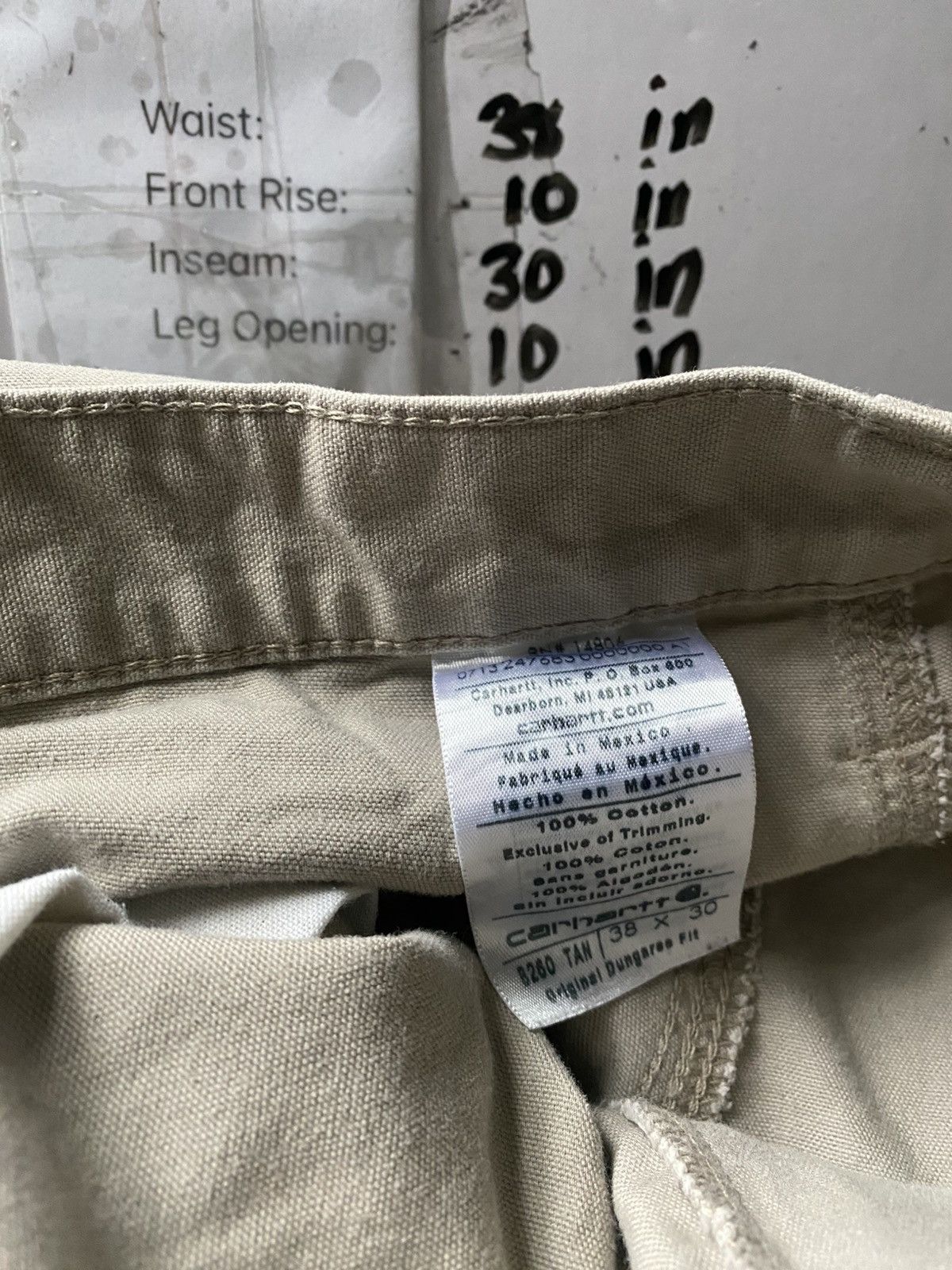 Carhartt Carhartt Cargo Carpenter Work Pants Size US 38 / EU 54 - 4 Thumbnail