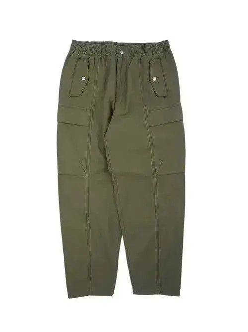 Japanese Brand × Jean 21SS Indigo Union Japan Green Multi Pocket Worker Pants Size US 32 / EU 48 - 2 Thumbnail