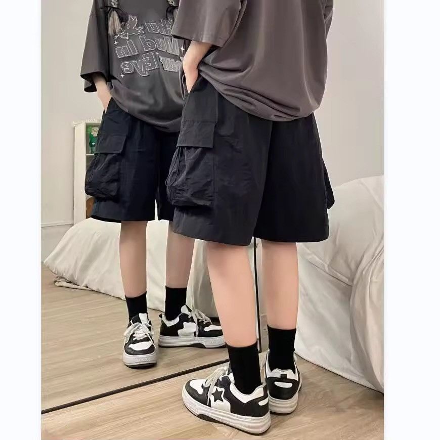 Other × Vintage Outdoor Utility Cargo Black Loose Shorts Size US 34 / EU 50 - 3 Thumbnail
