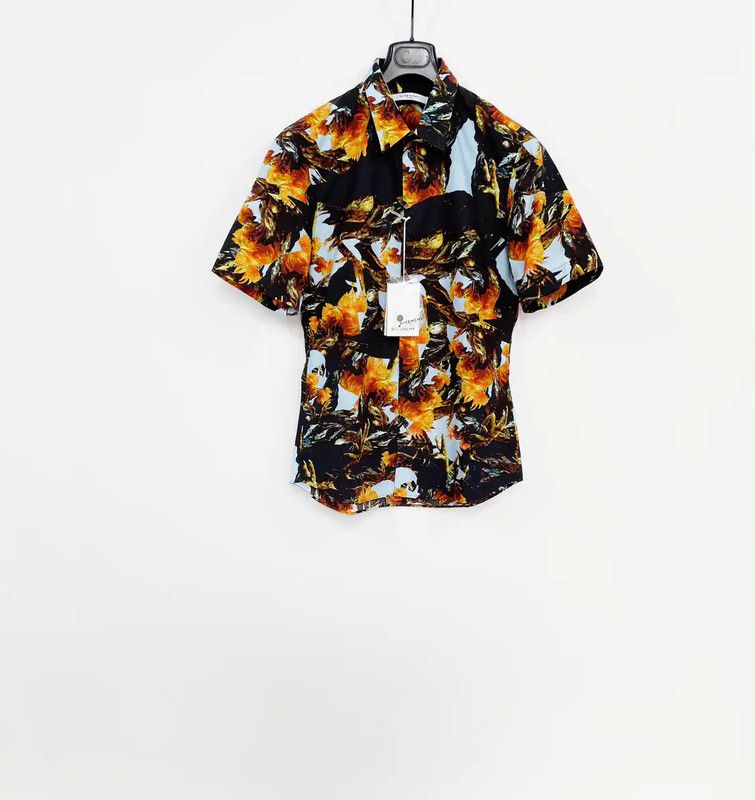 Givenchy Givenchy Multicolor Cotton Print Shirt for Men 0089 Size US M / EU 48-50 / 2 - 1 Thumbnail