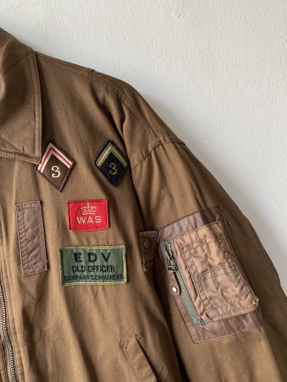 Japanese Brand 1990s - Edovi Tradition Commander Military Bomber Jacket Size US L / EU 52-54 / 3 - 8 Thumbnail