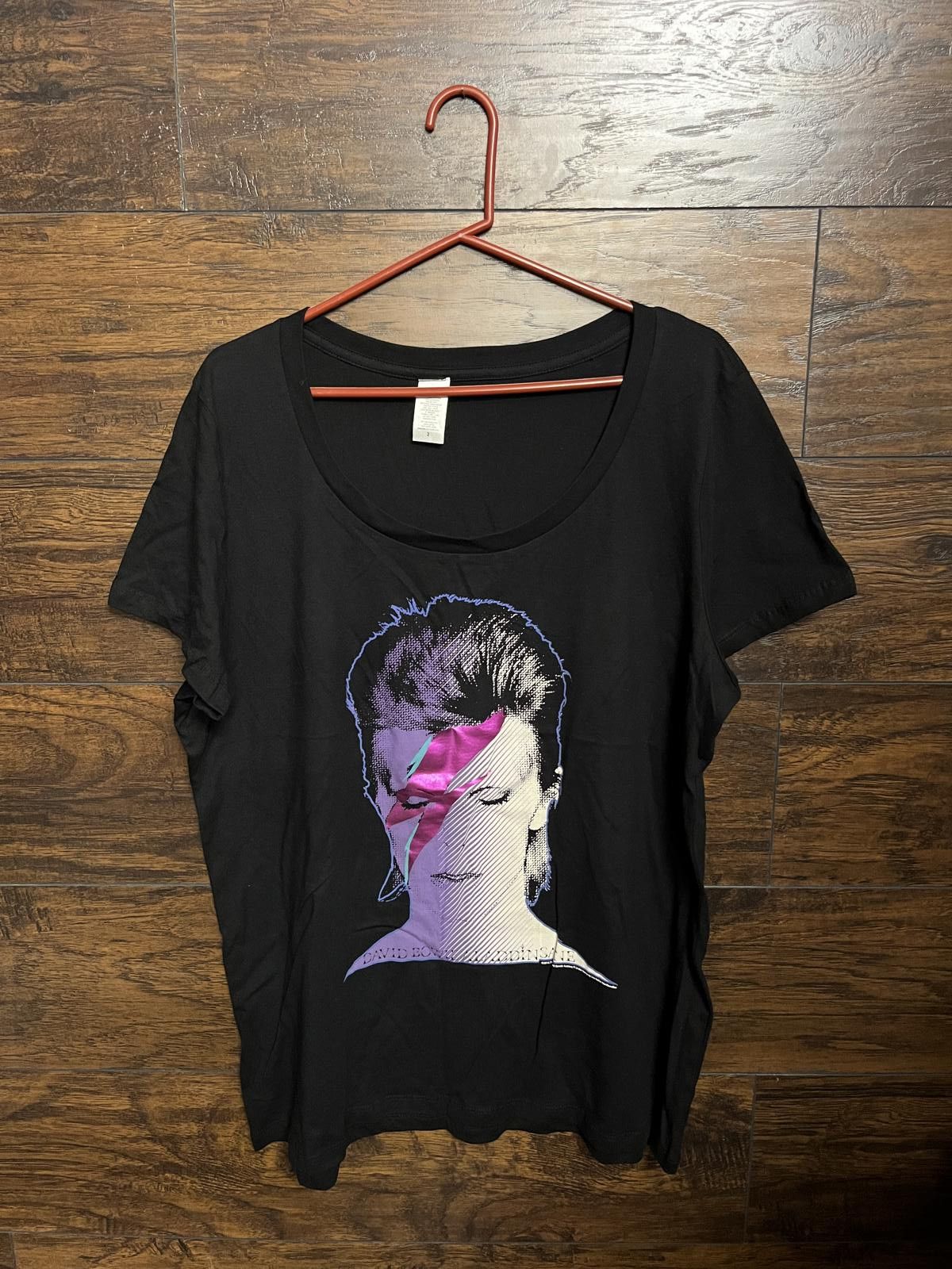 Designer Pink David Bowie Juniors Loose / Scoop Bowie Lightning Bolt Size XS / US 0-2 / IT 36-38 - 1 Thumbnail