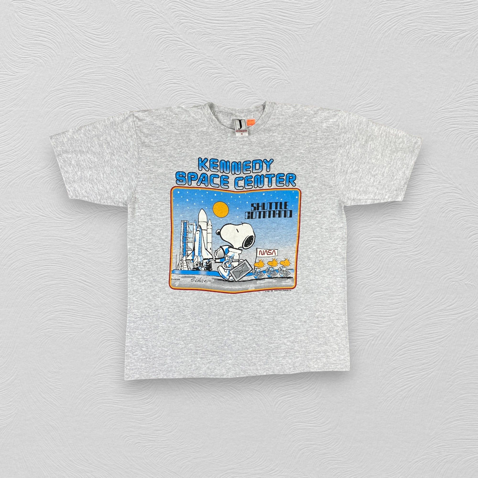 Japanese Brand Vintage NASA Snoopy Kennedy Space Center T-Shirt - L052 Size US XL / EU 56 / 4 - 1 Thumbnail