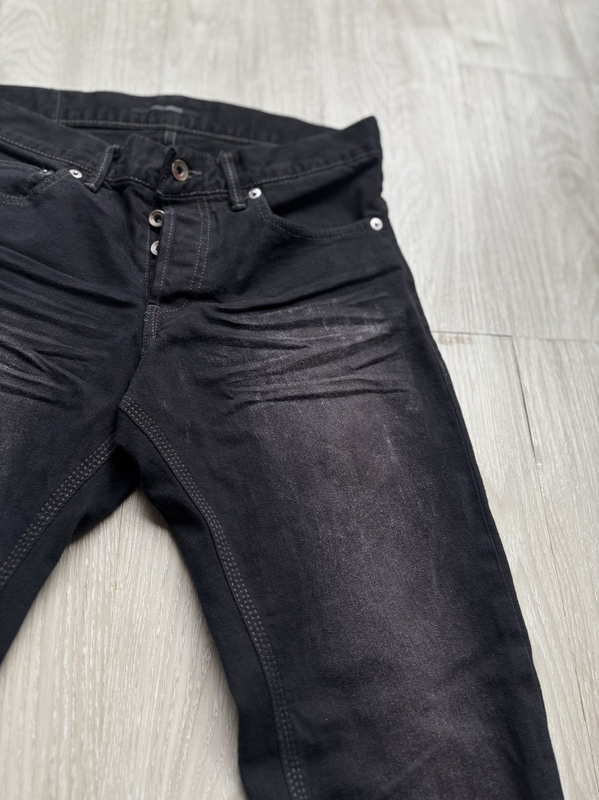 Japanese Brand KAKEYA lace up flare jeans Size US 29 - 3 Thumbnail
