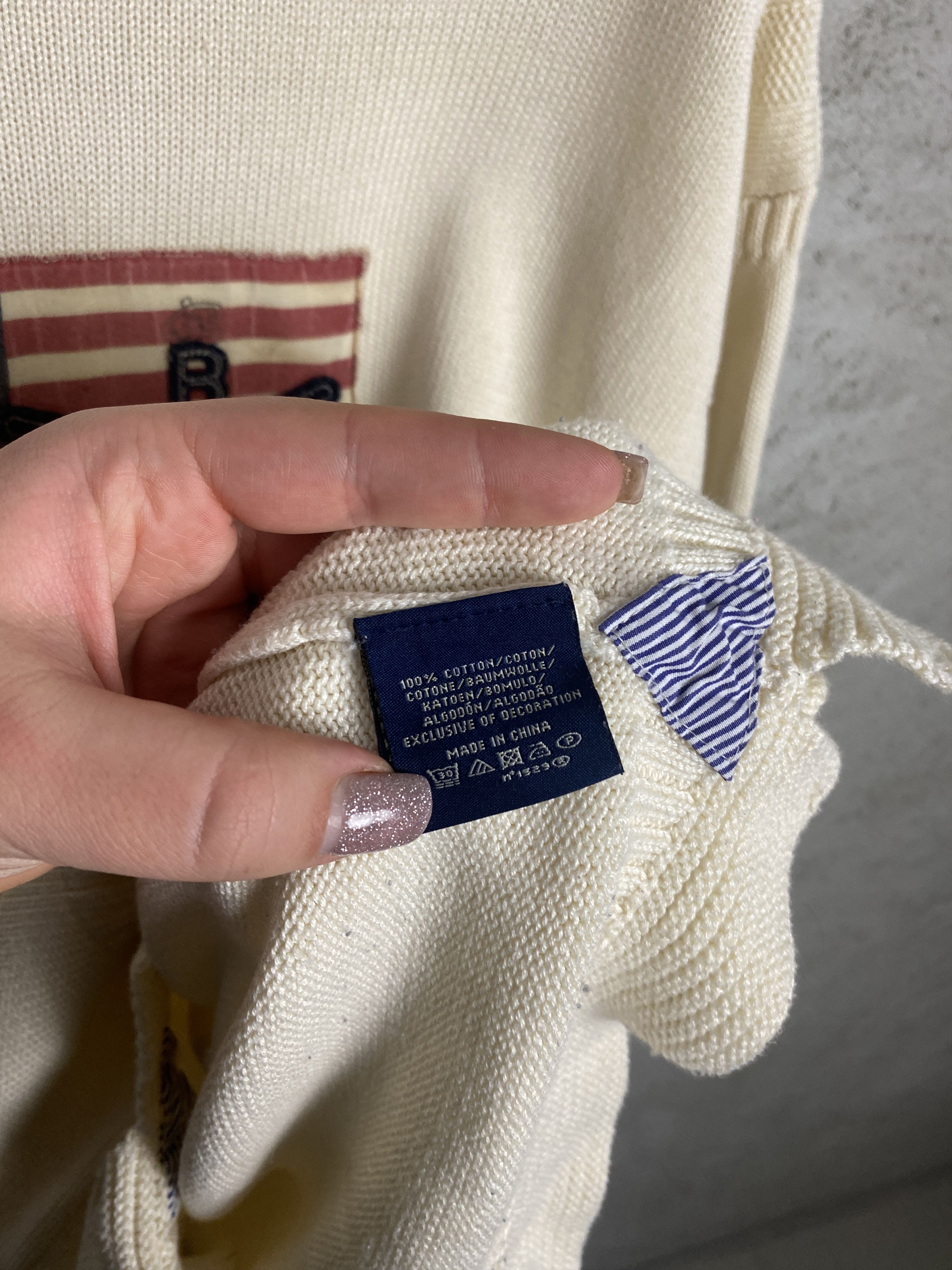 Polo Ralph Lauren Polo Jeans Ralph Lauren flag sweater knitwear Size L / US 10 / IT 46 - 4 Thumbnail