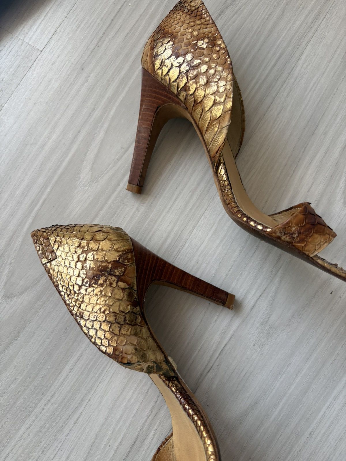 Pedro Garcia Pedro Garcia python snake heels Size US 6.5 / IT 36.5 - 16 Thumbnail