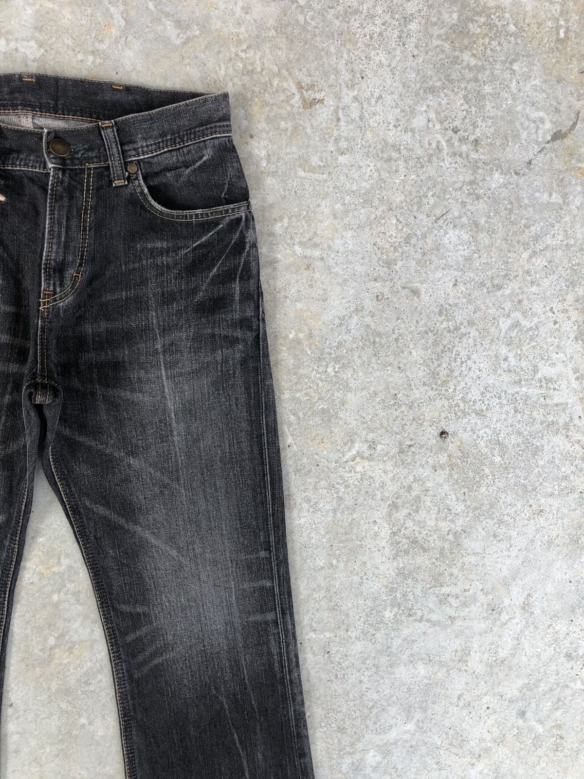 If Six Was Nine Wrangler Flared Jeans Bootcut Distressed Jeans Size US 30 / EU 46 - 5 Thumbnail