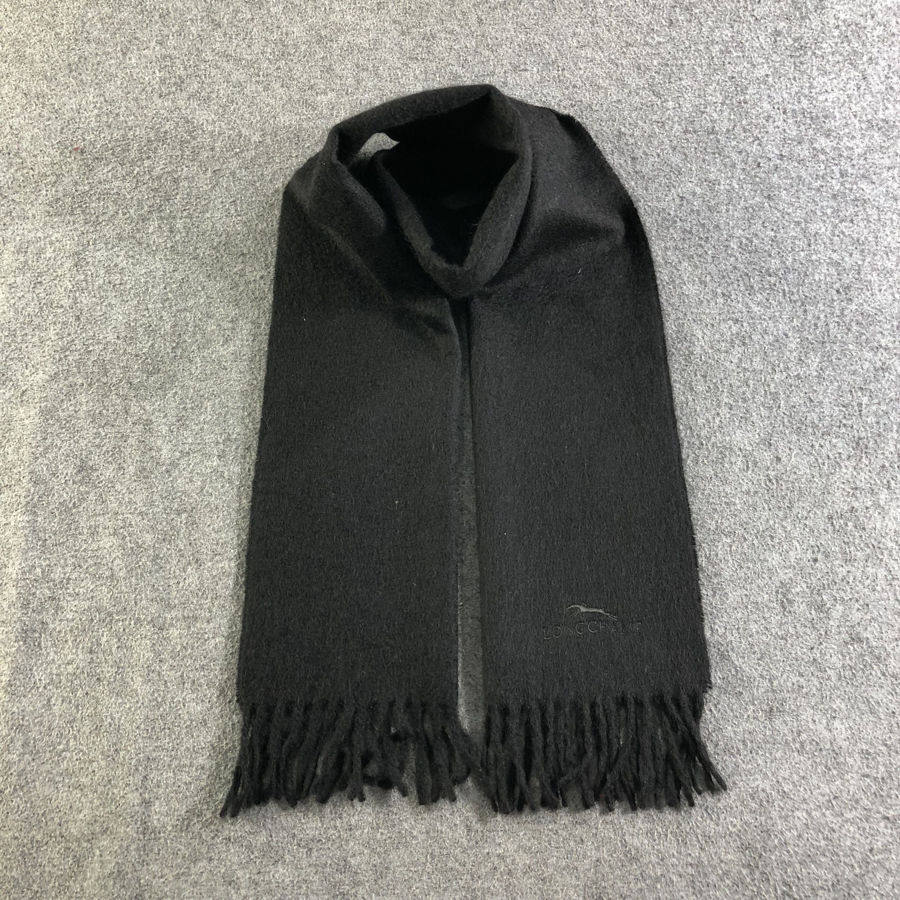 Longchamp Longchamp Cashmere Scarf Muffler Neckwear V2149 Size ONE SIZE - 1 Thumbnail