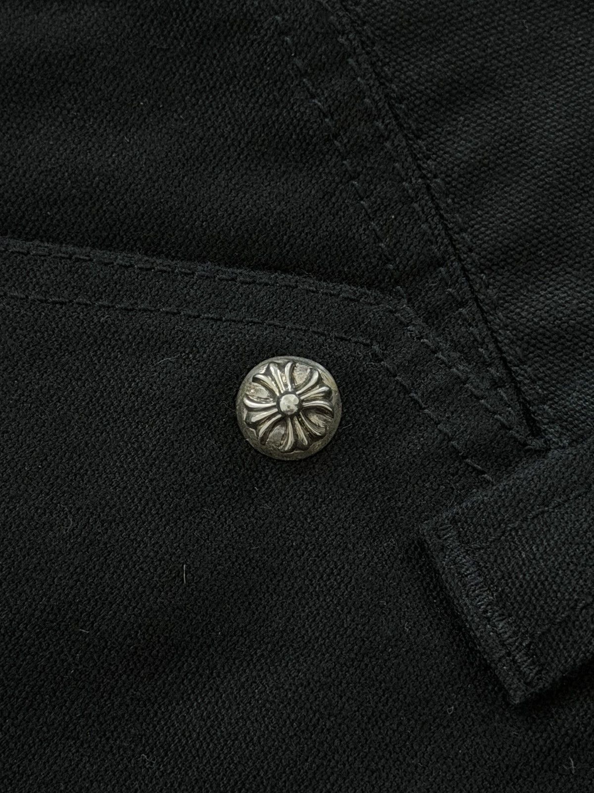 Chrome Hearts Black & Zebra Cross Patch Carpenter Jeans Size US 32 / EU 48 - 16 Thumbnail