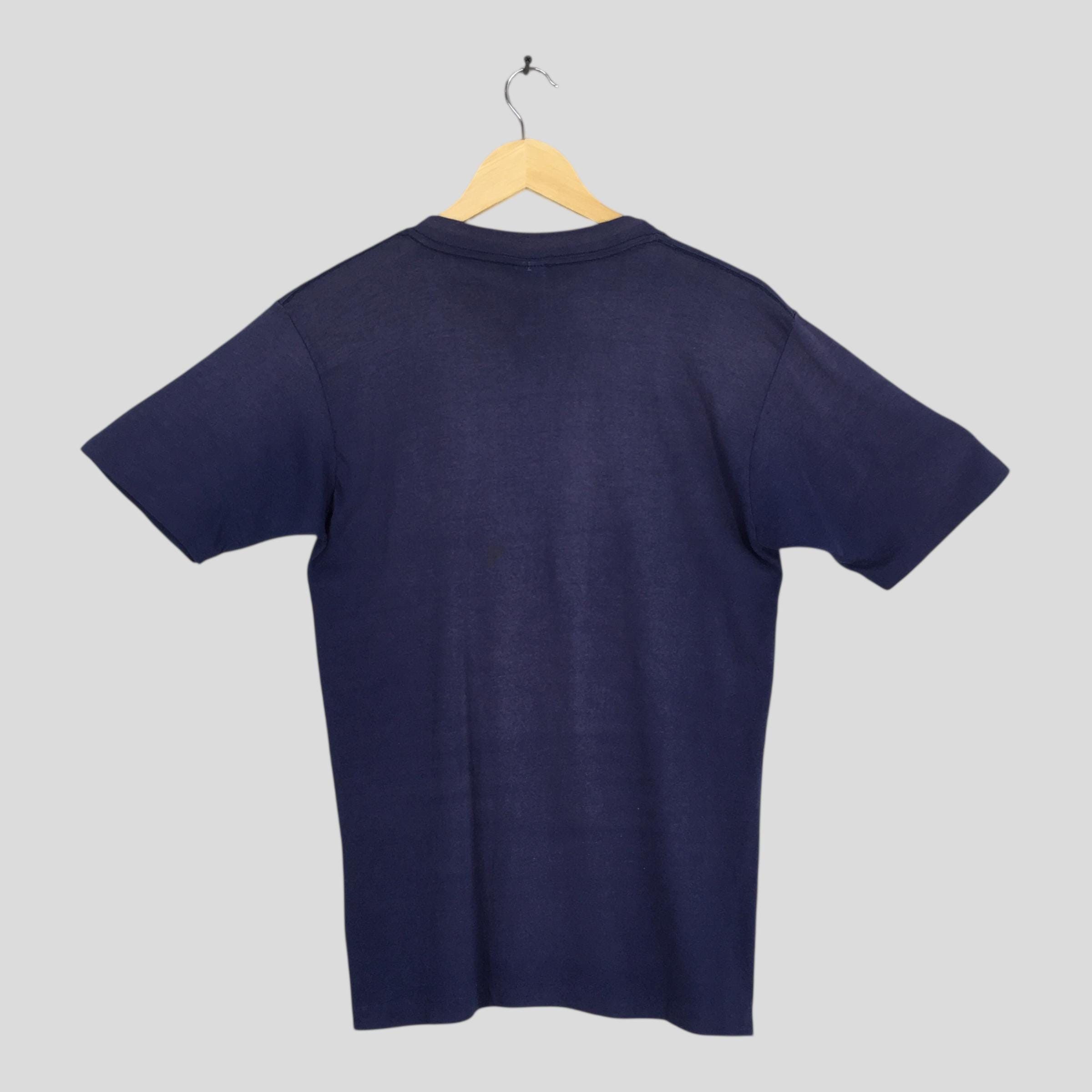 Naval Clothing Factory Vintage 1980s Artex United States Navy Blue Tshirt Large Size US L / EU 52-54 / 3 - 6 Thumbnail