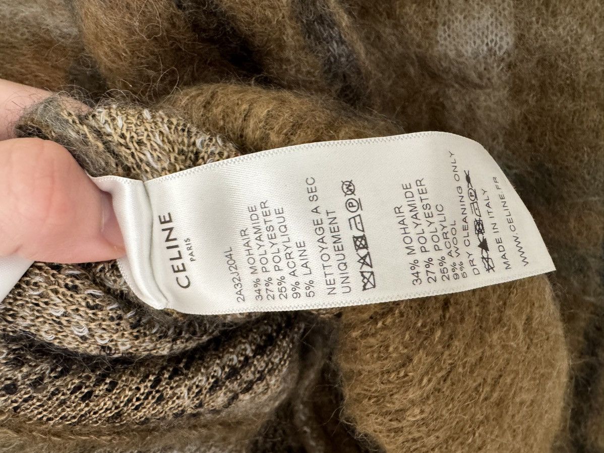 Celine × Hedi Slimane Celine mohair cardigan Size US S / EU 44-46 / 1 - 19 Thumbnail