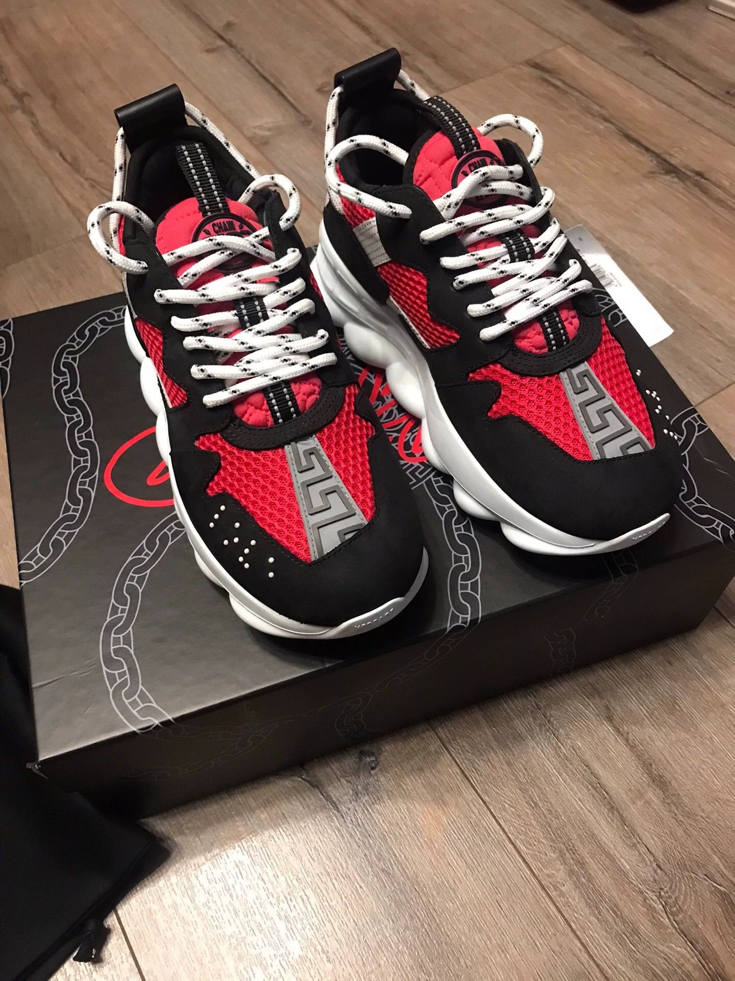 Versace VERSACE platform dad shoe 37.5 colorful Size US 7 / IT 37 - 1 Thumbnail