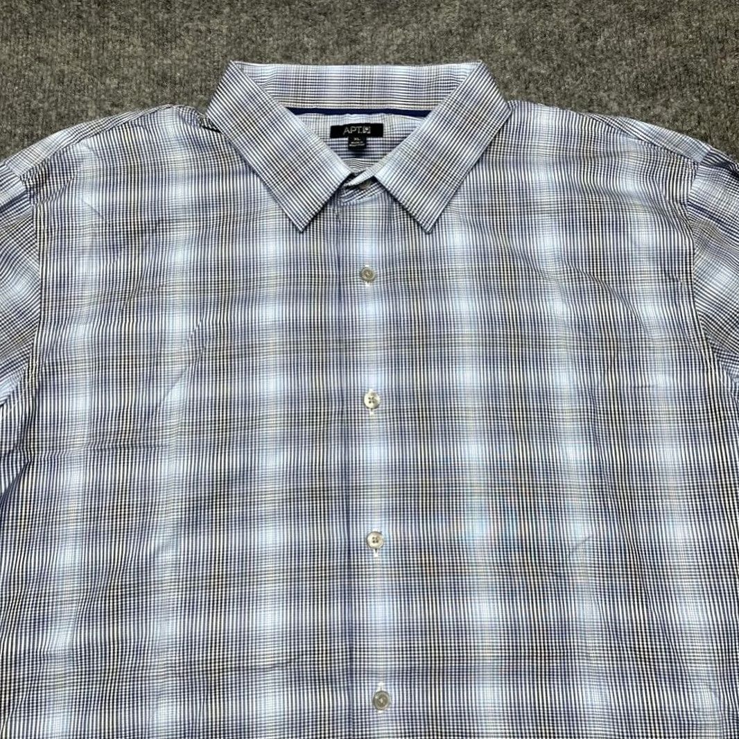 Apt. 9 Apt. 9 Shirt Mens XL Multicolor Plaid Long Sleeve Button Up Cotton Size US XL / EU 56 / 4 - 5 Thumbnail