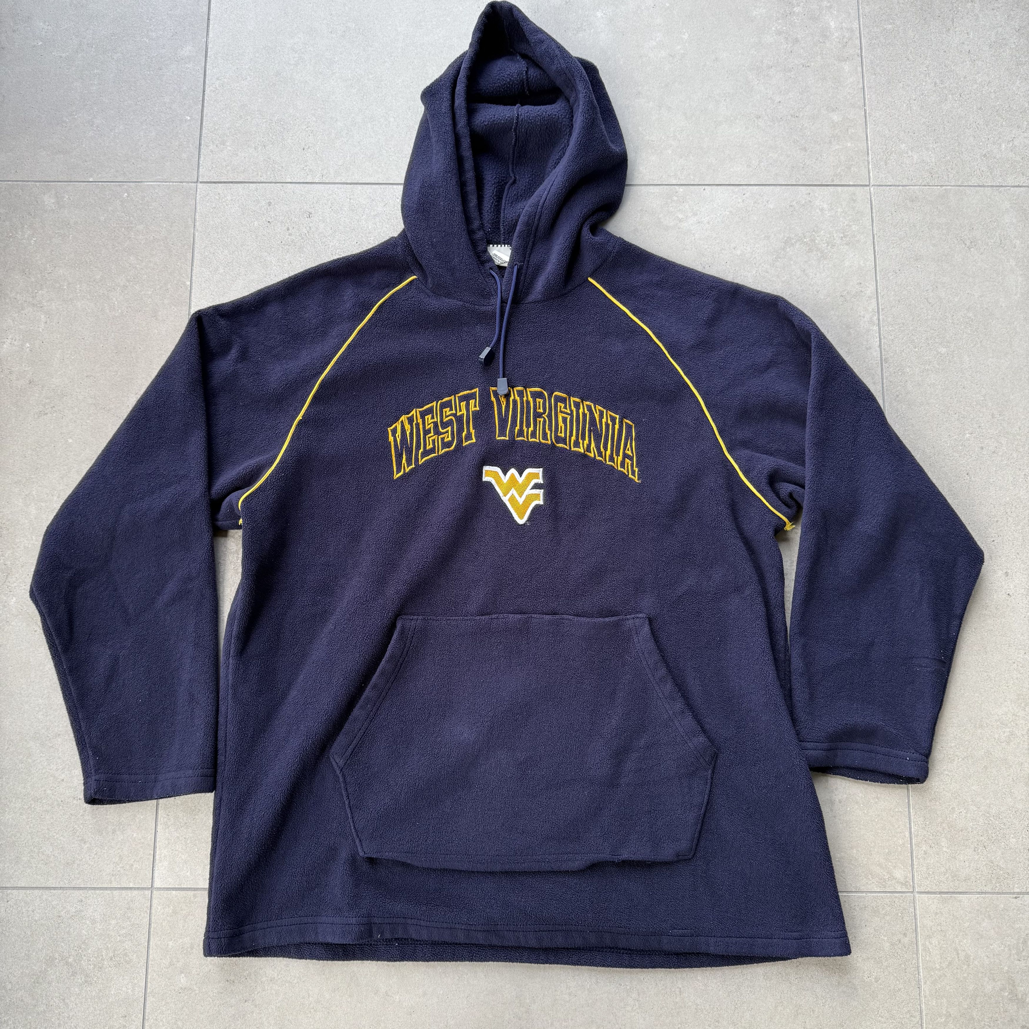 Foot Locker Vintage Y2K Foot Locker West Virginia Fleece Hoodie Size US XXL / EU 58 / 5 - 1 Thumbnail