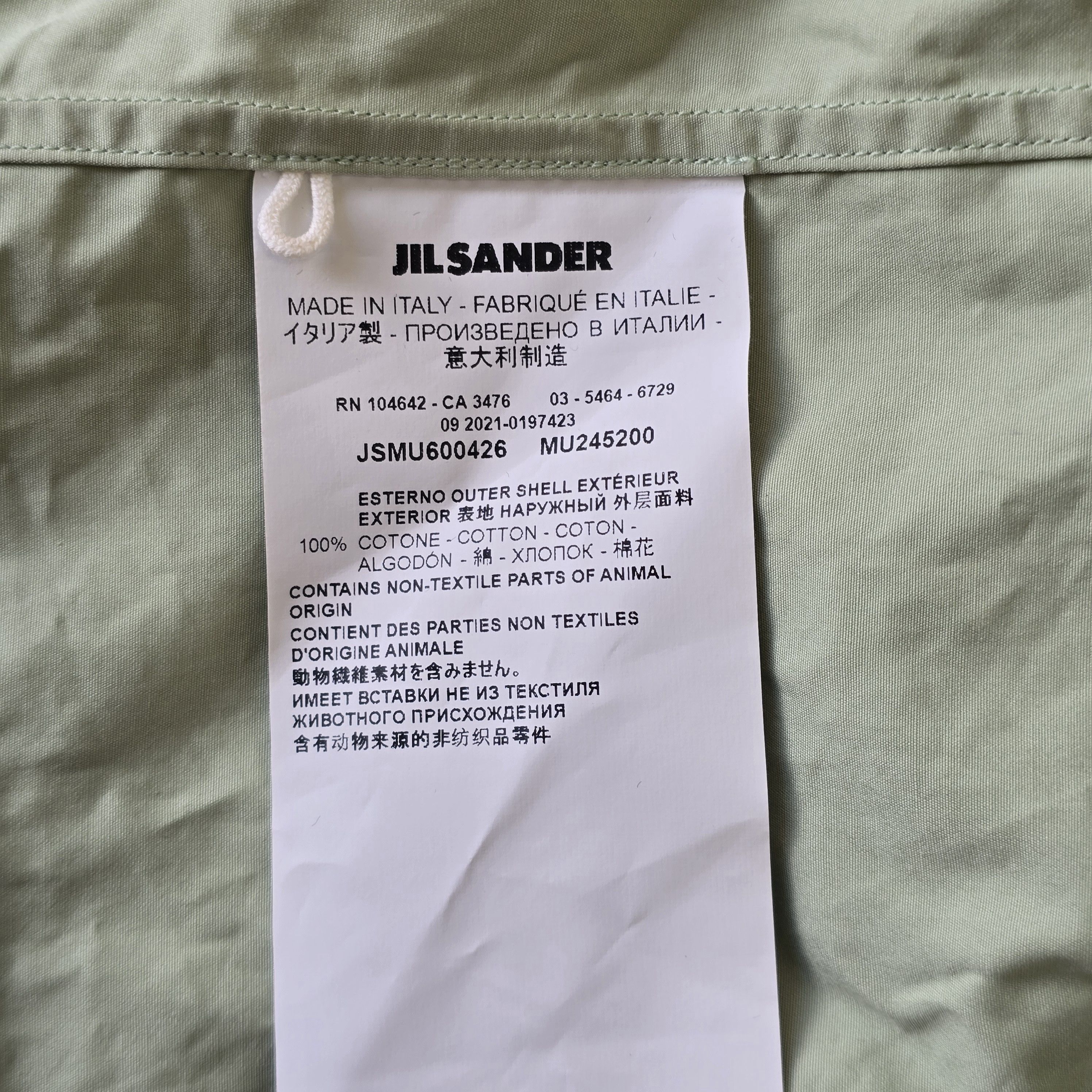 Jil Sander Cotton Poplin shirt Size US L / EU 52-54 / 3 - 6 Thumbnail